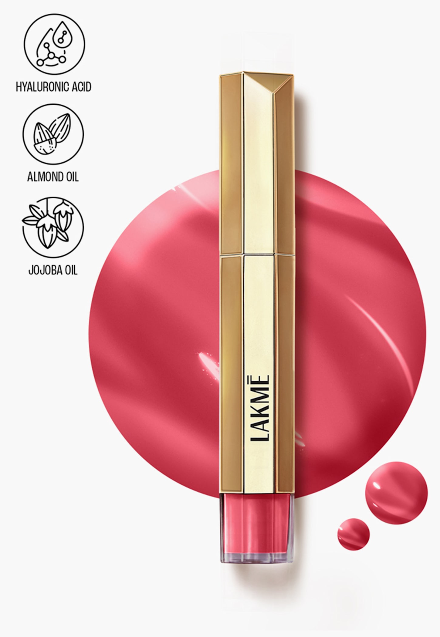 LAKME 9 to 5 Overtime Shine Tinted Lip Oil - Pink Bloom - 5.3 ml-picture-17