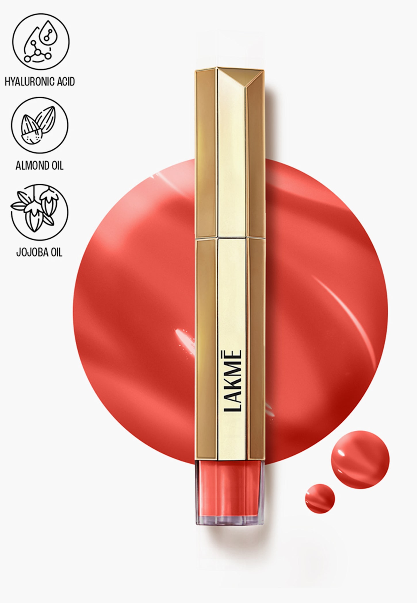 LAKME 9 to 5 Overtime Shine Tinted Lip Oil - Brick Rouge - 5.3ml-image-7