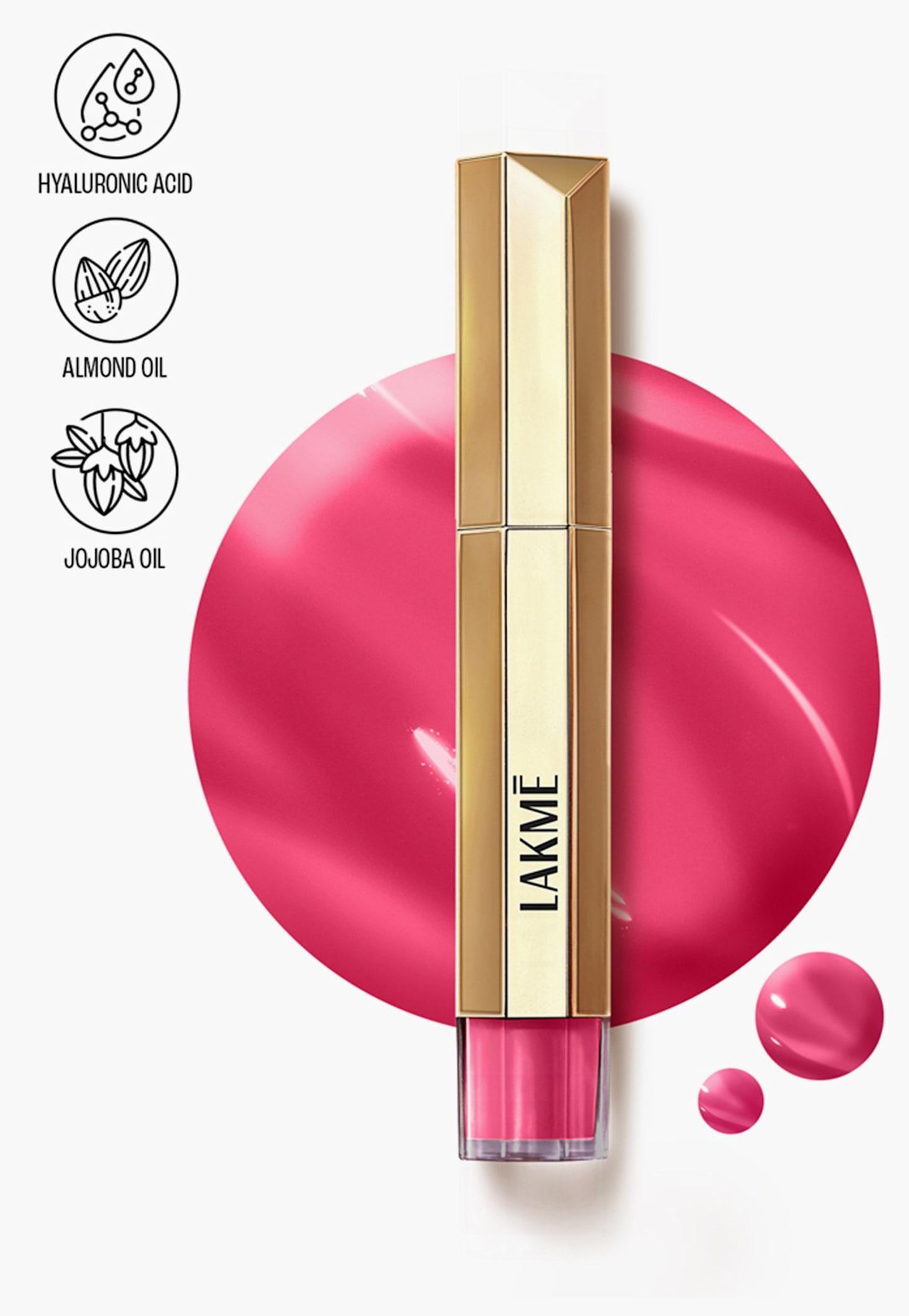 LAKME 9 to 5 Overtime Shine Tinted Lip Oil - Berry Bling - 5.3ml-picture-37