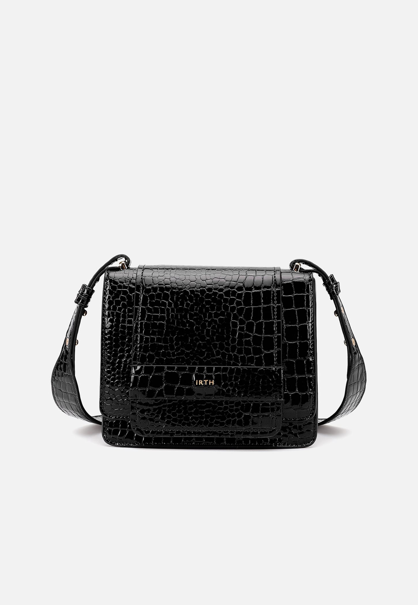 IRTH Raya Croc Embossed Sling Bag-picture-30