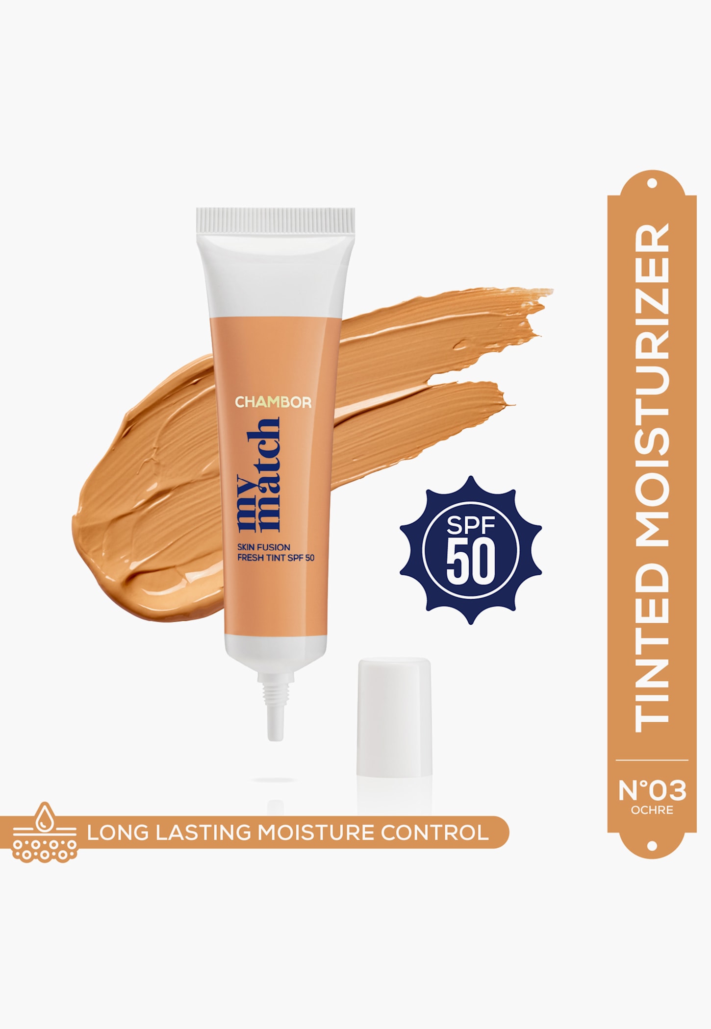 CHAMBOR My Match Skin Fusion Fresh Tint - 03 Ochre - 30ml-image-10