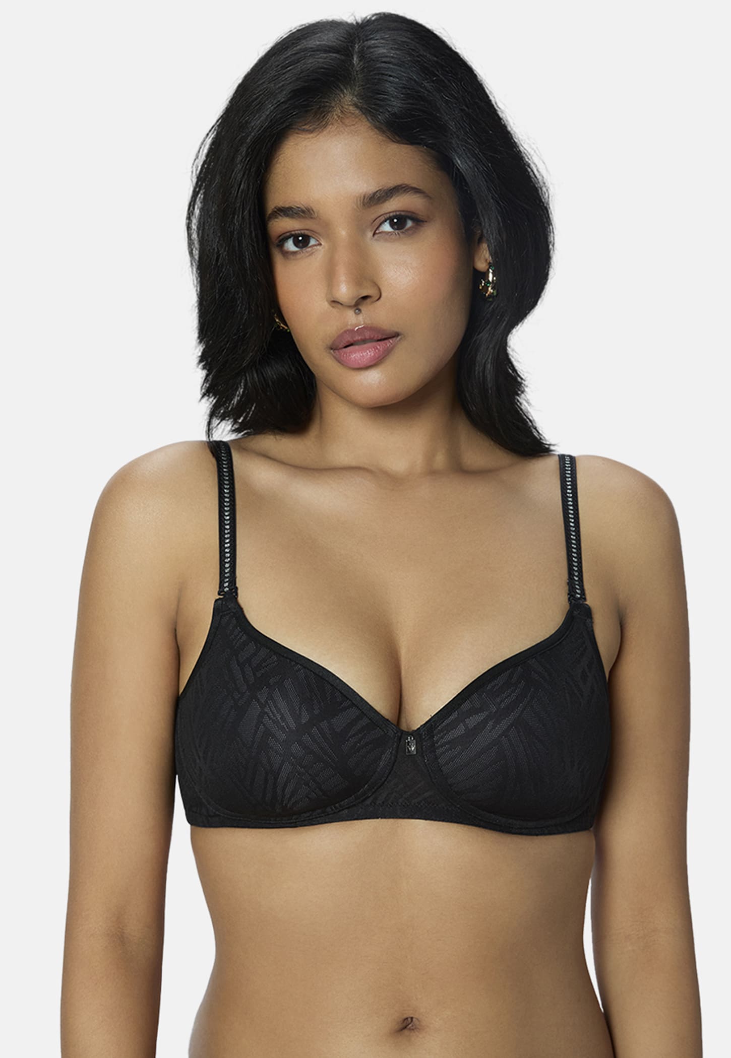 TRIUMPH Lace Padded Non-Wired T-shirt Bra-picture-43