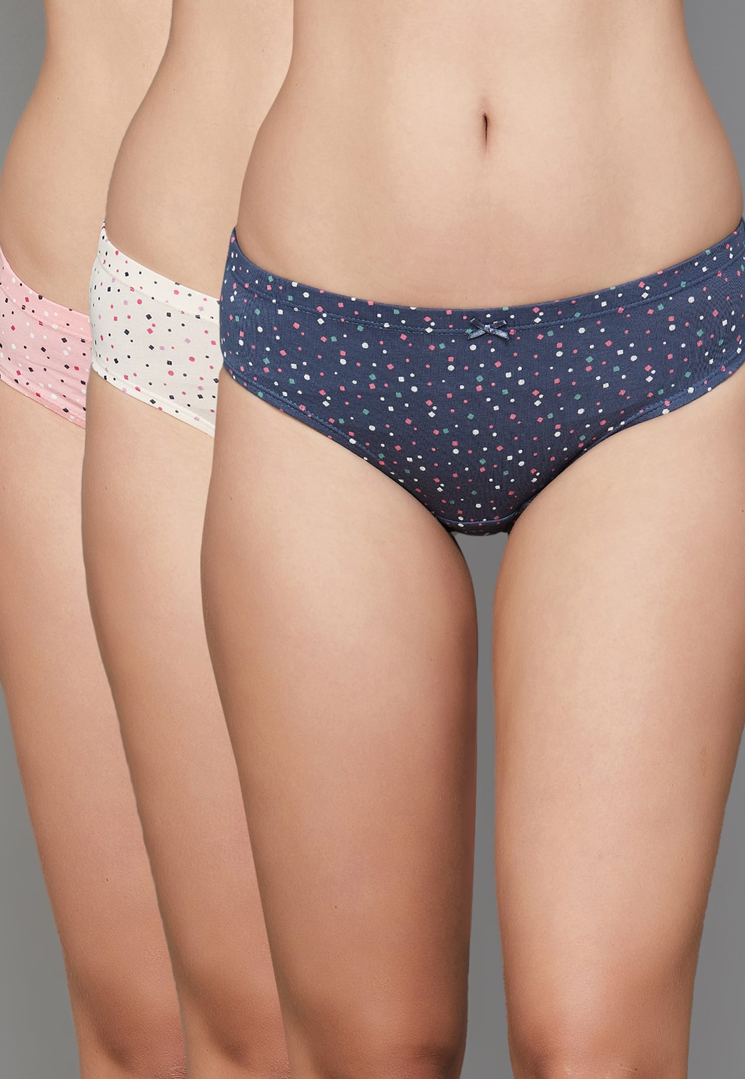 AMANTE Printed Bikini Panties - Pack of 3-image-10
