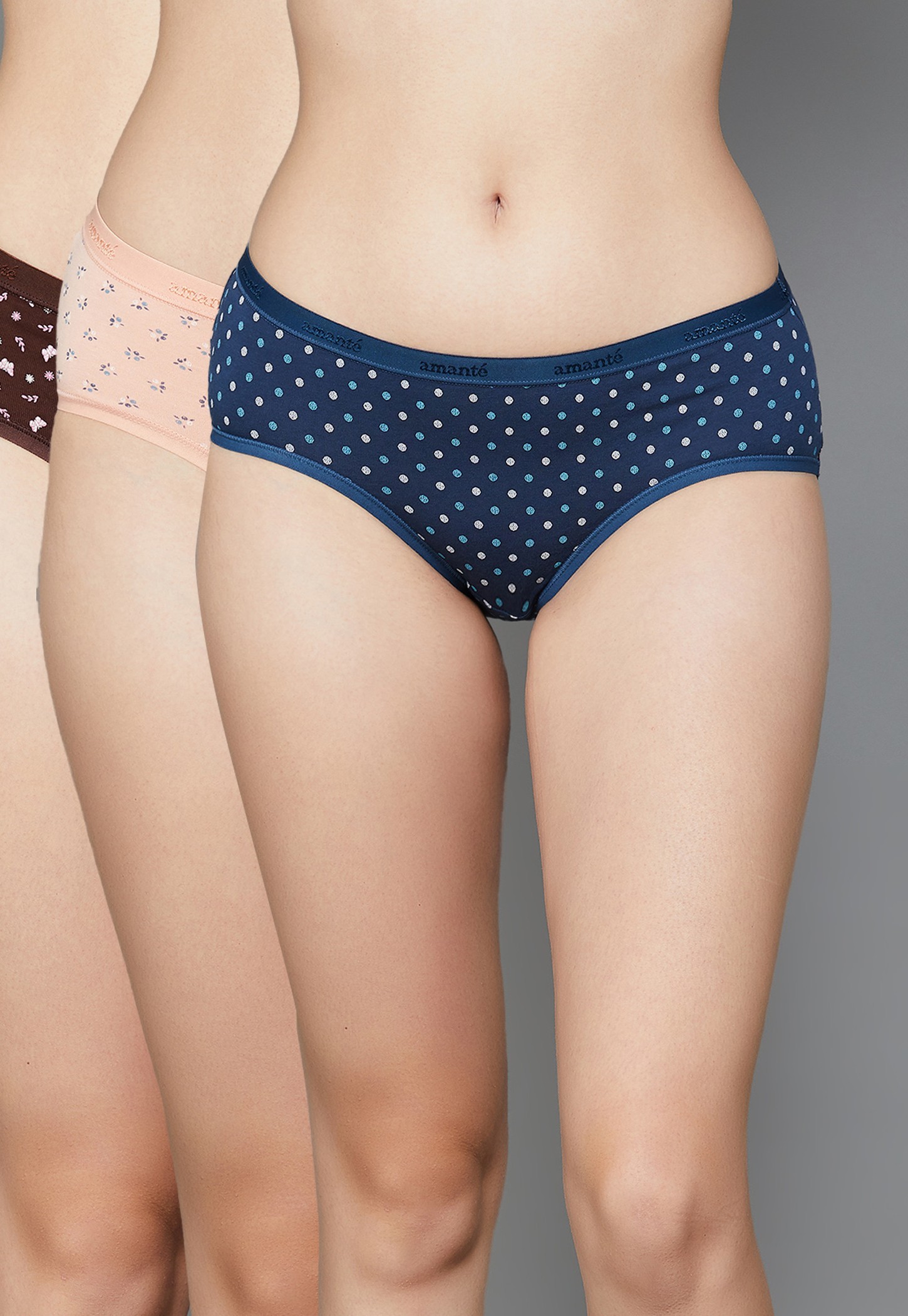 AMANTE Printed Hipster Panties - Pack of 3-picture-17