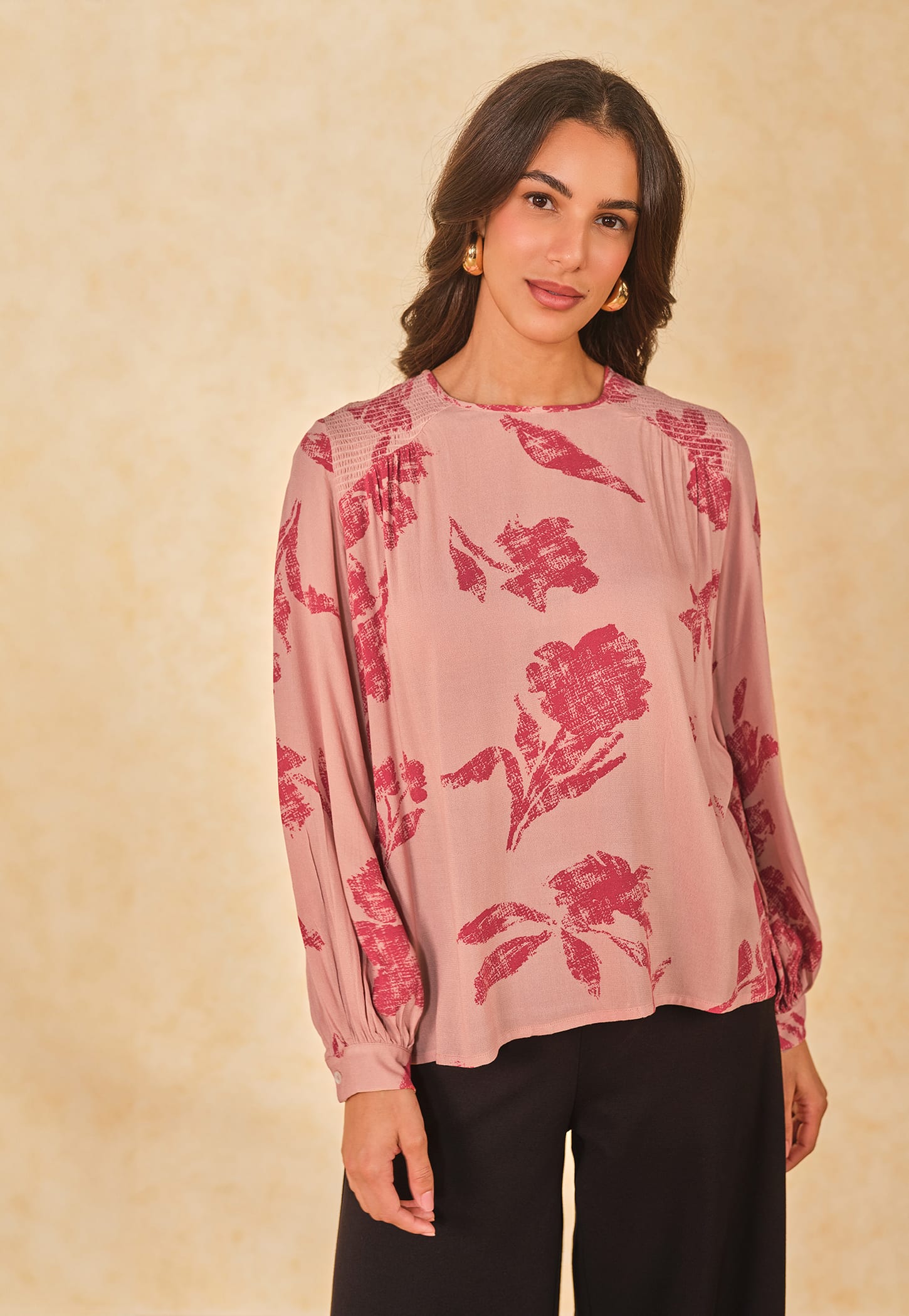 AND Printed Round Neck Top-picture-45