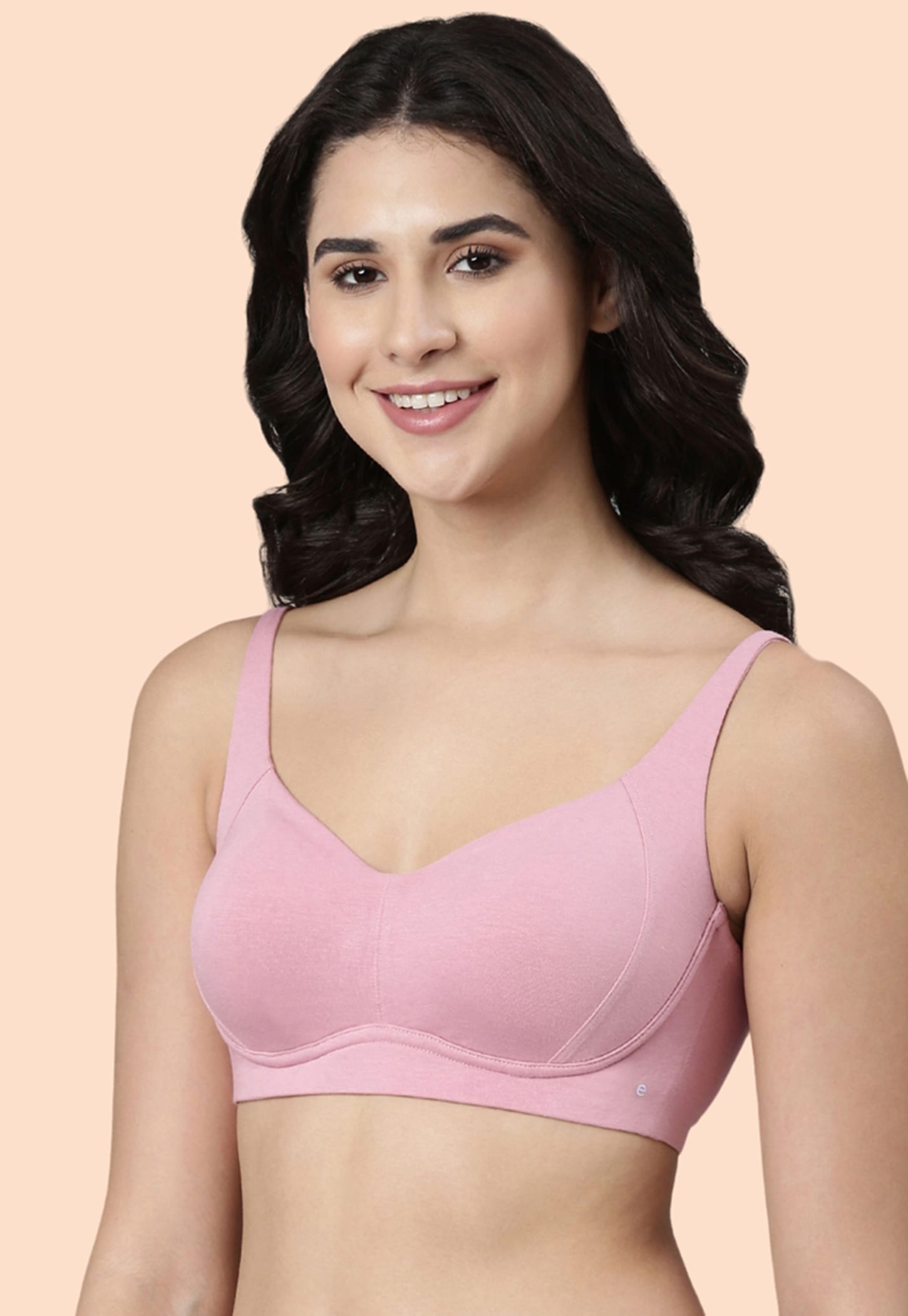 ENAMOR Solid Padded Non-Wired T-shirt Bra-picture-41