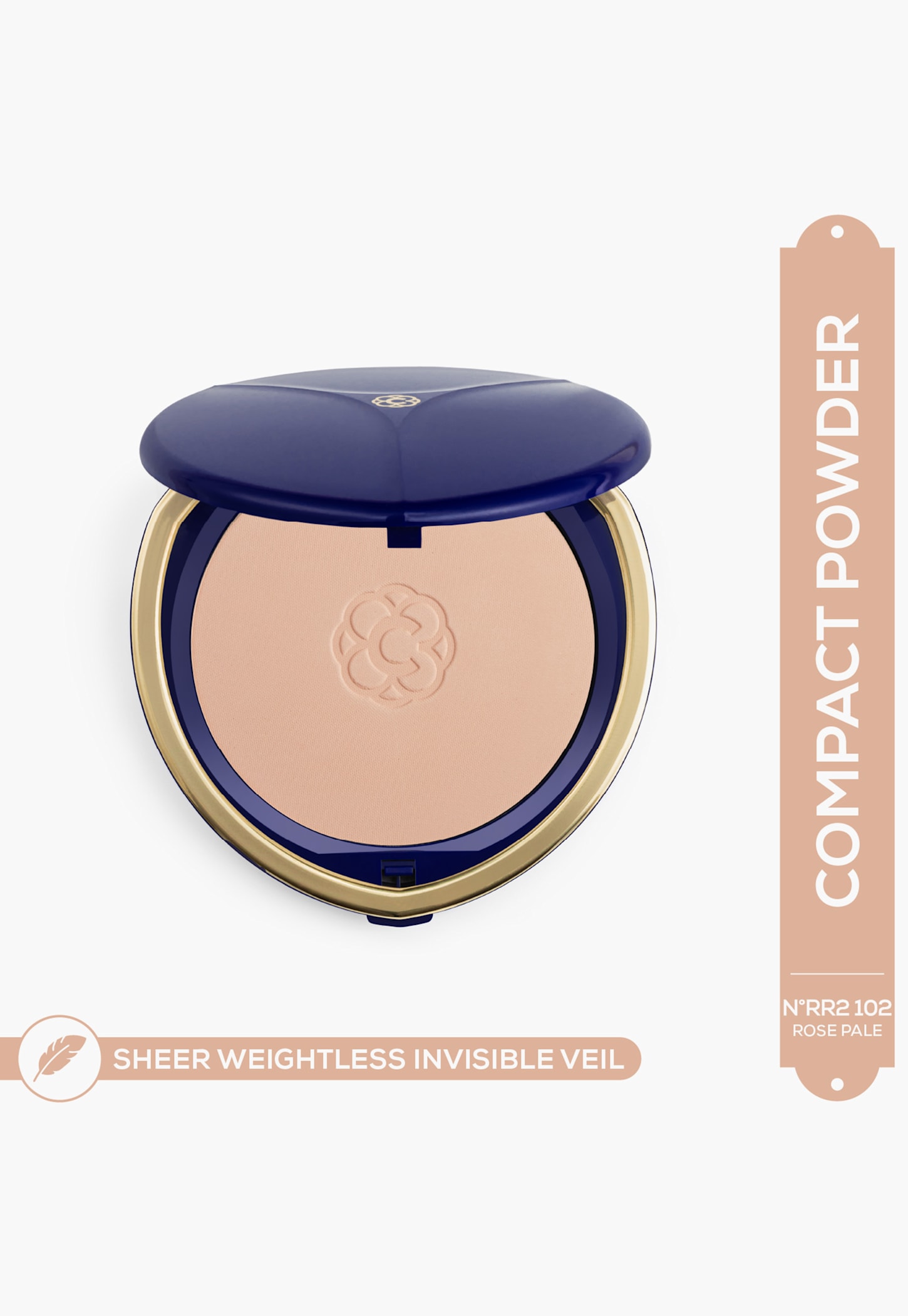 CHAMBOR My Match Silver Shadow Compact - RR2-102 - Rose Pale - 32g-picture-21