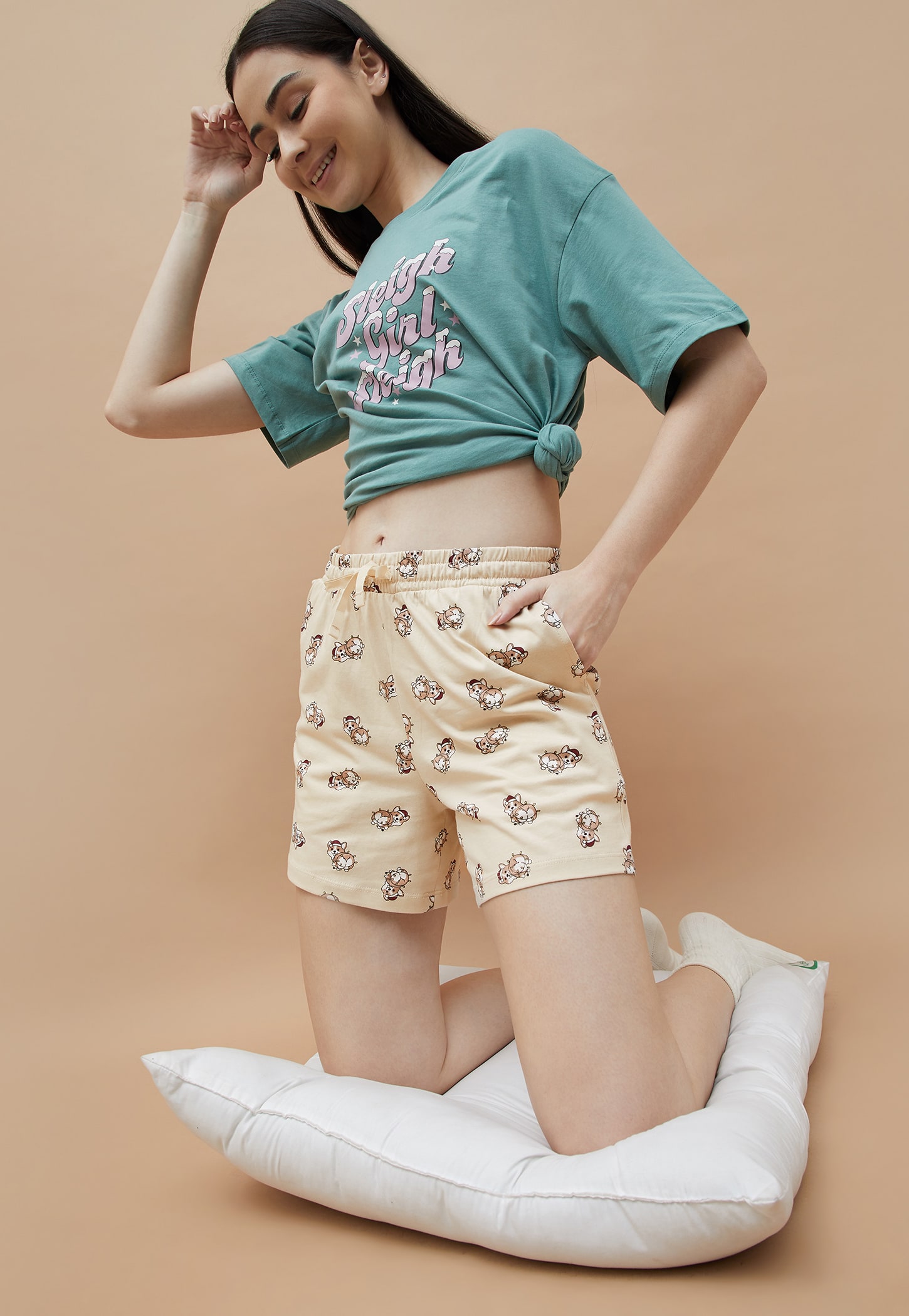 GINGER Printed Shorts-image-6