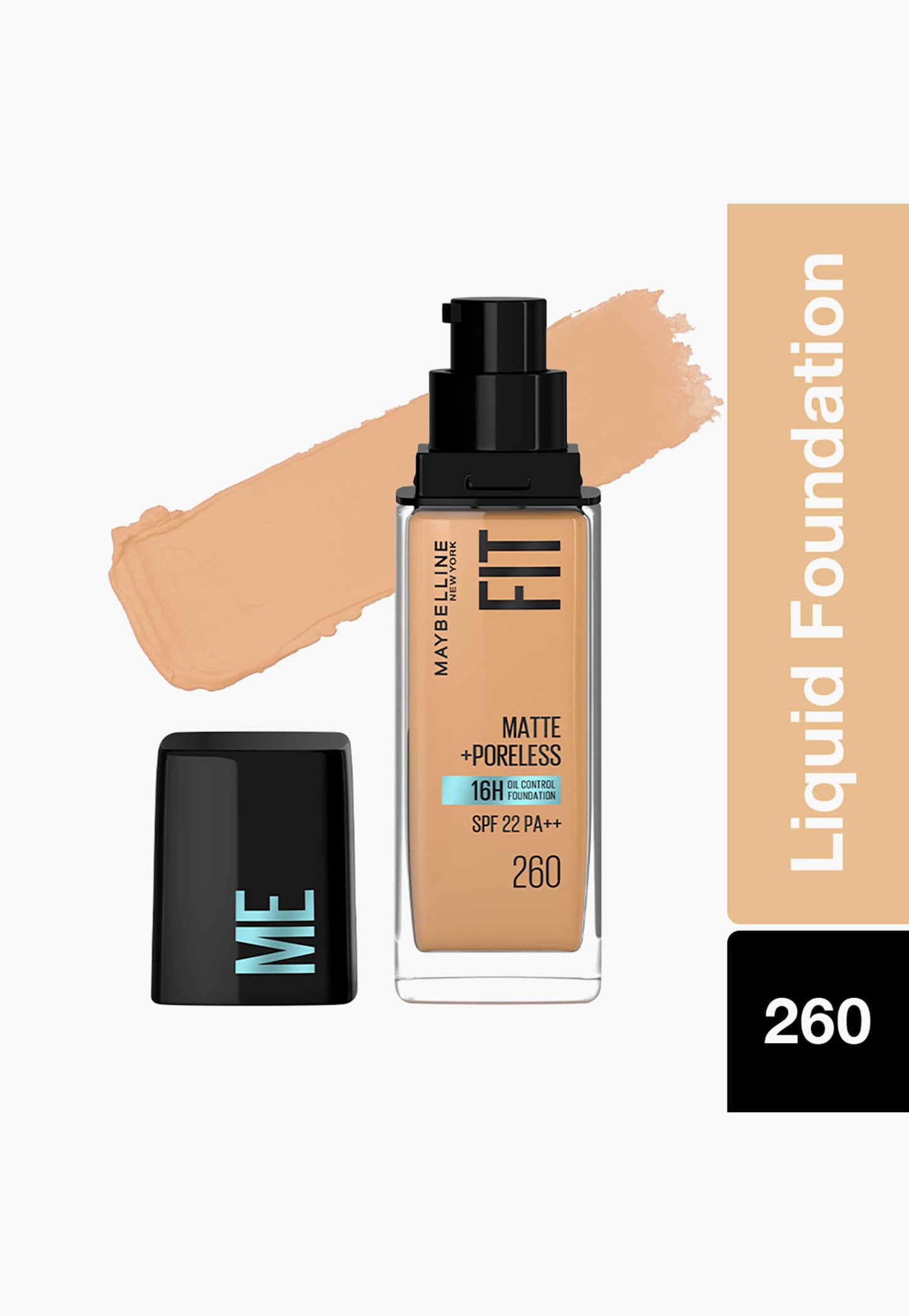 MAYBELLINE New York Fit Me Matte Poreless Foundation - 260 Natural - 30ml-image-38