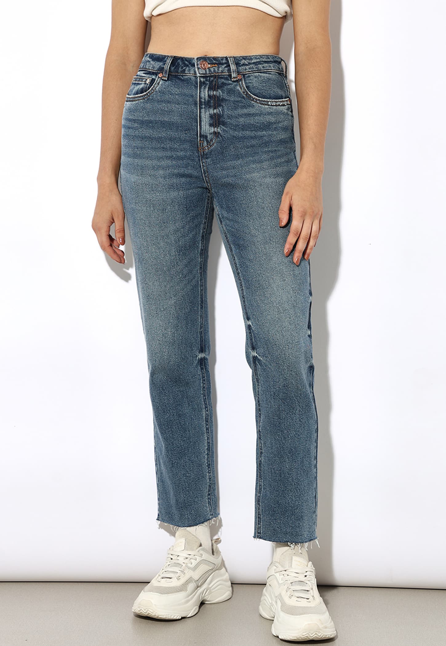 ONLY Washed Straight Fit Jeans-picture-32