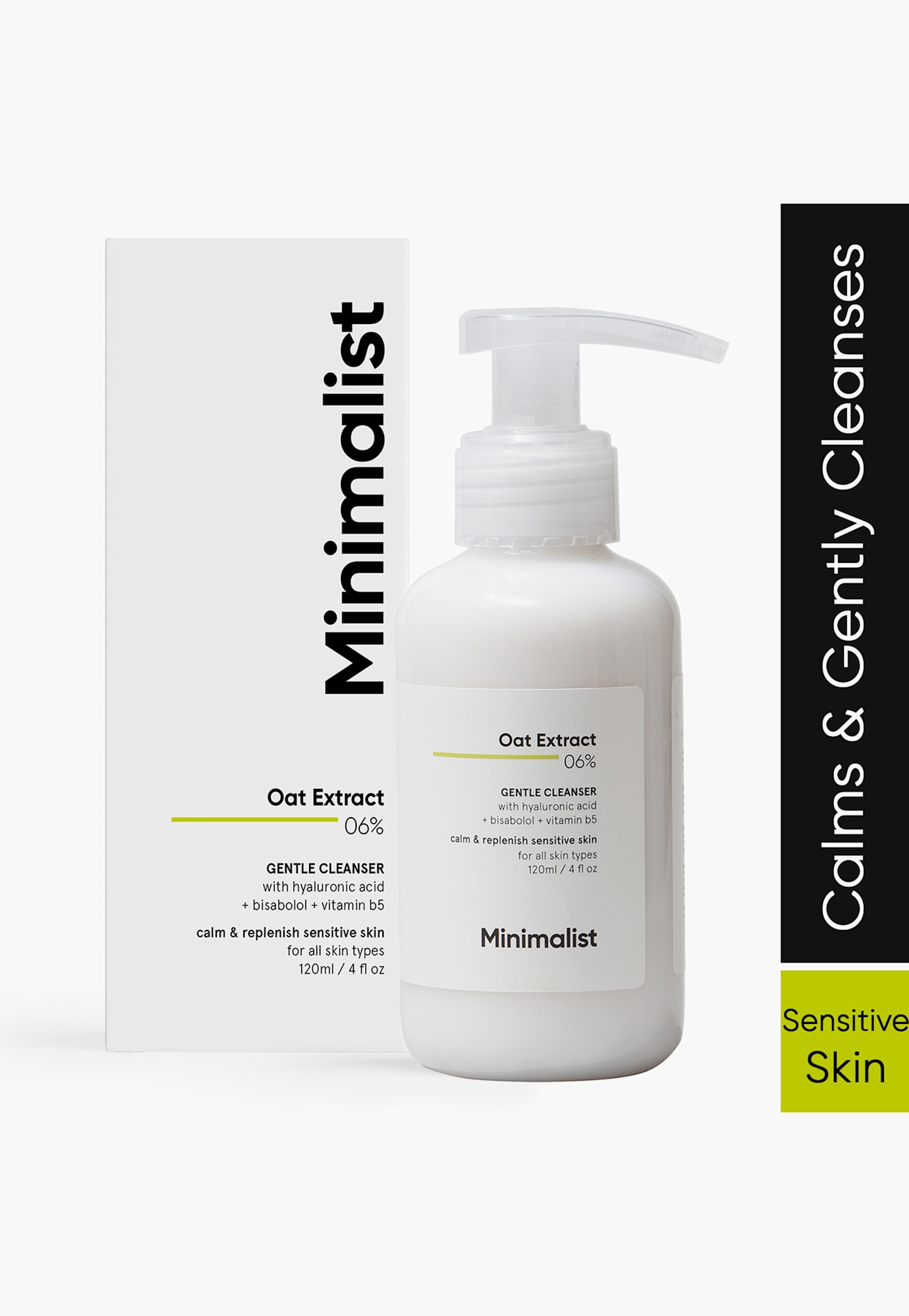 MINIMALIST 6 Percent Oat Extract Gentle Cleanser - 120ml-picture-54