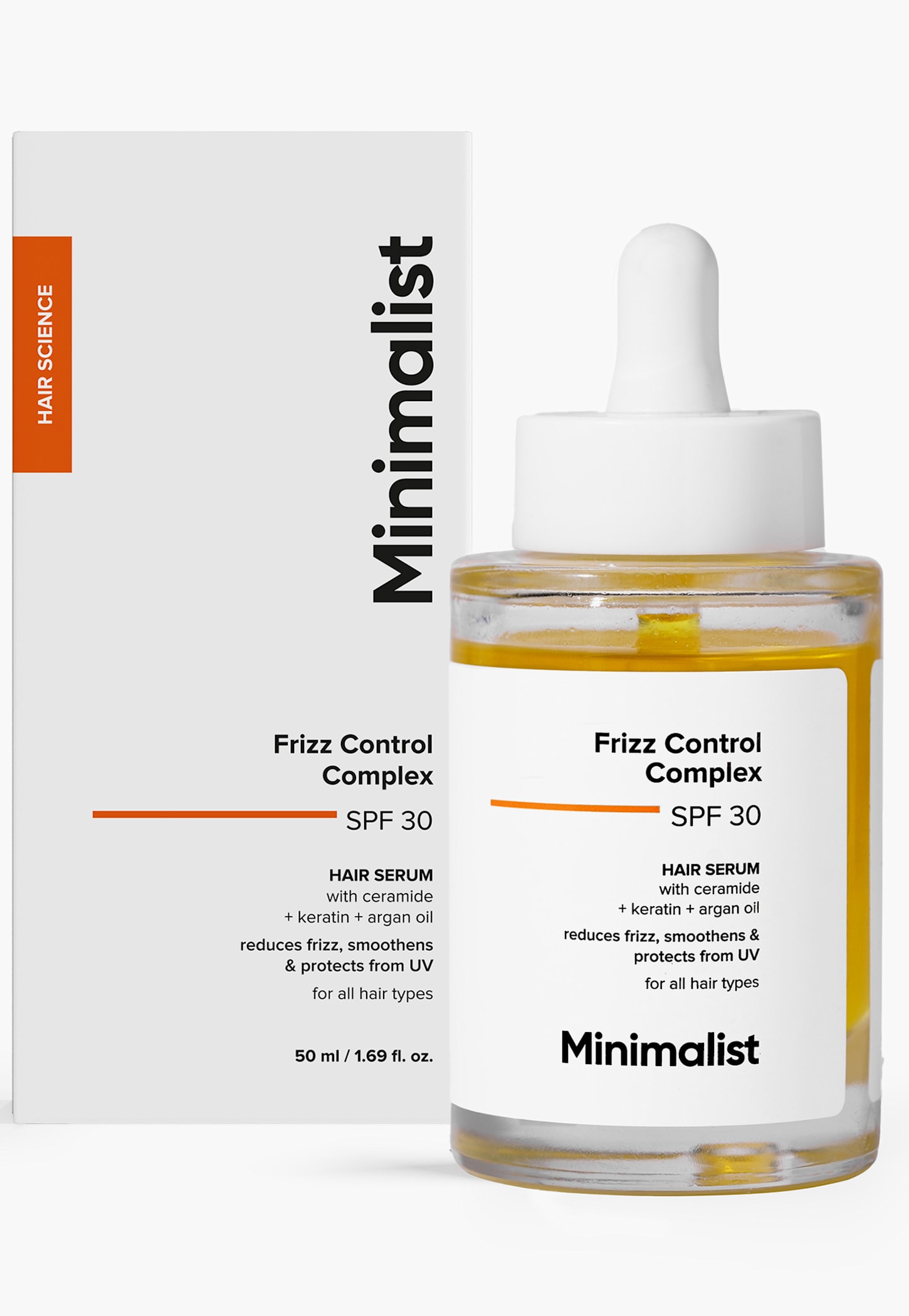 MINIMALIST Frizz Control Complex SPF 30 Hair Serum - 50ml-picture-44