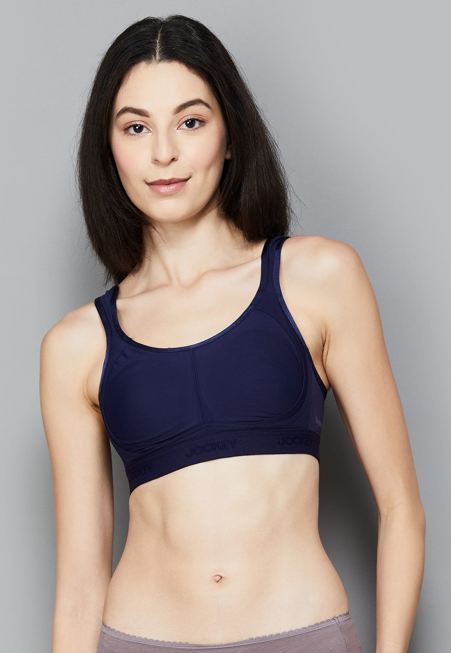 JOCKEY Solid Sports Bra-image-5