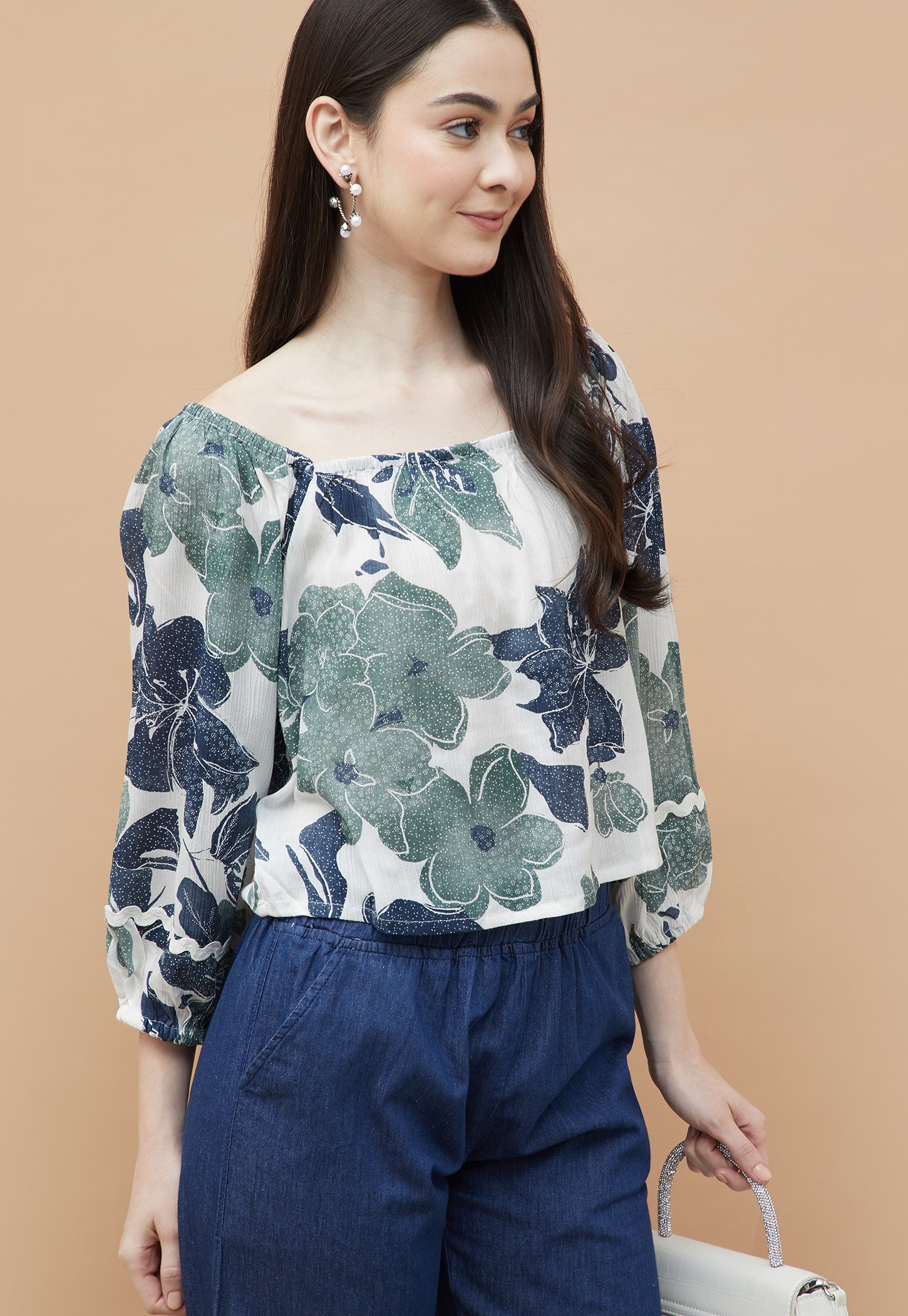 COLOUR ME Floral Printed Top-picture-22