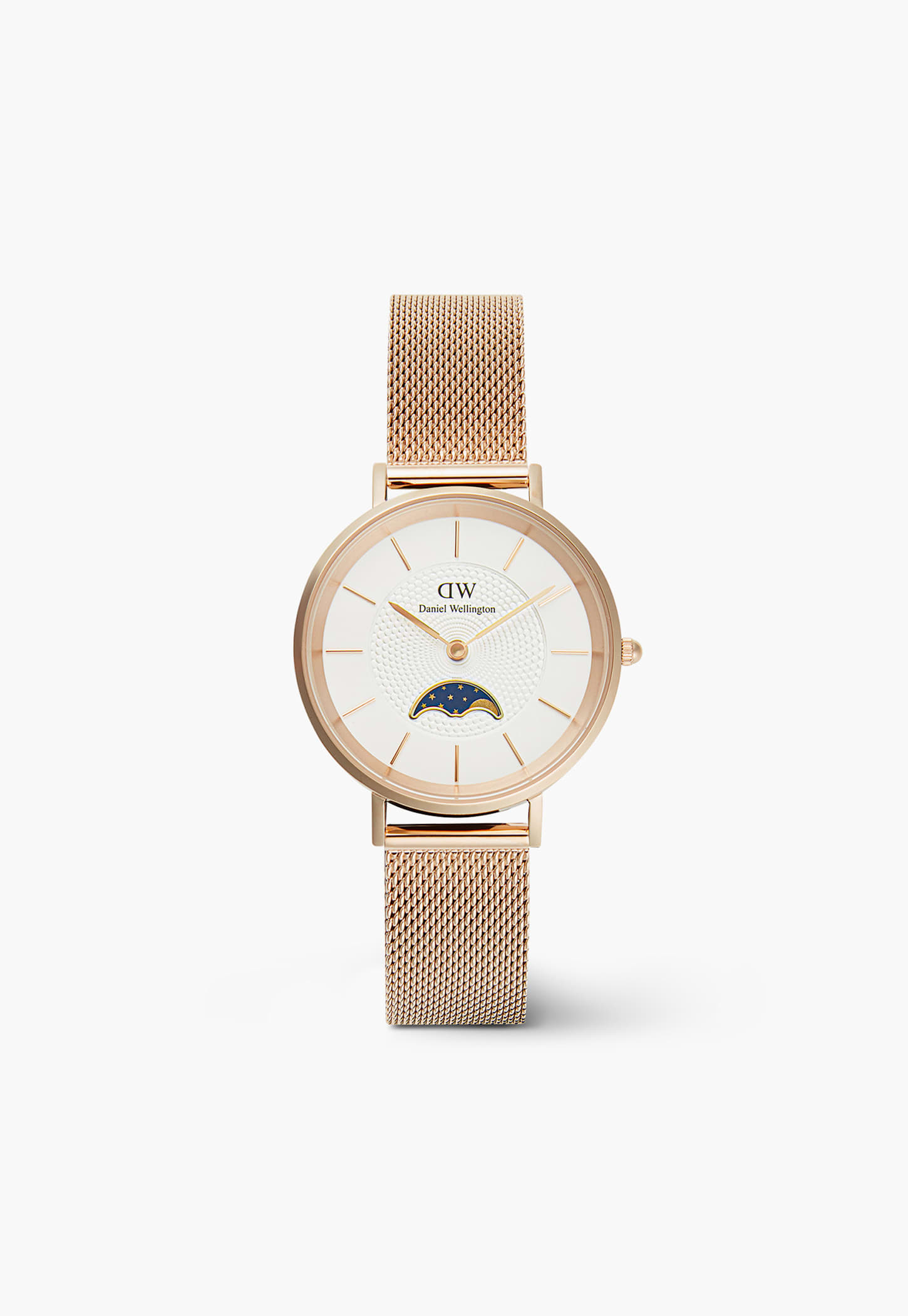 DANIEL WELLINGTON Petite Moonphase Analog Watch - DW00100773K-image-31