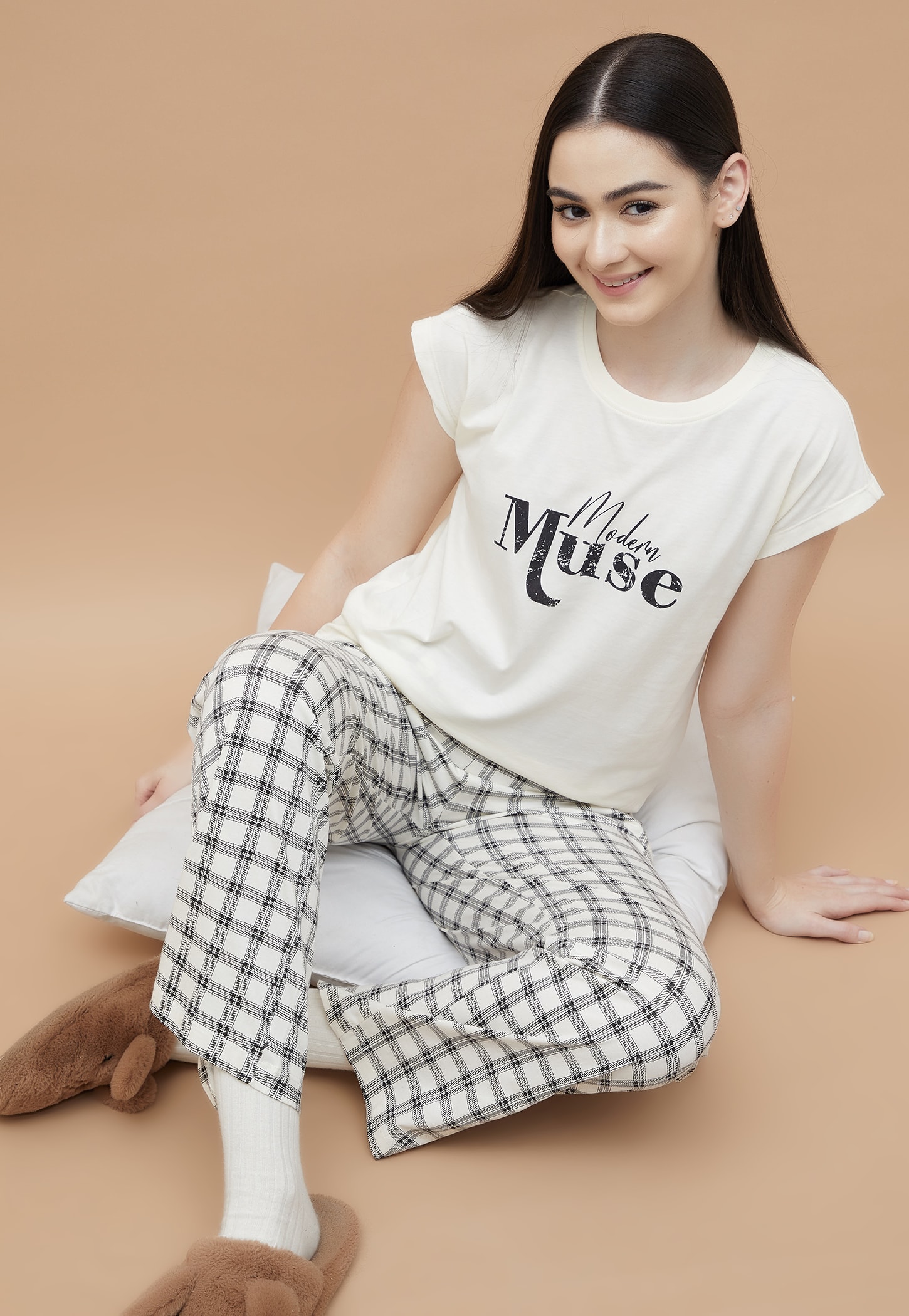 GINGER Typographic Print Lounge T-shirt-picture-34