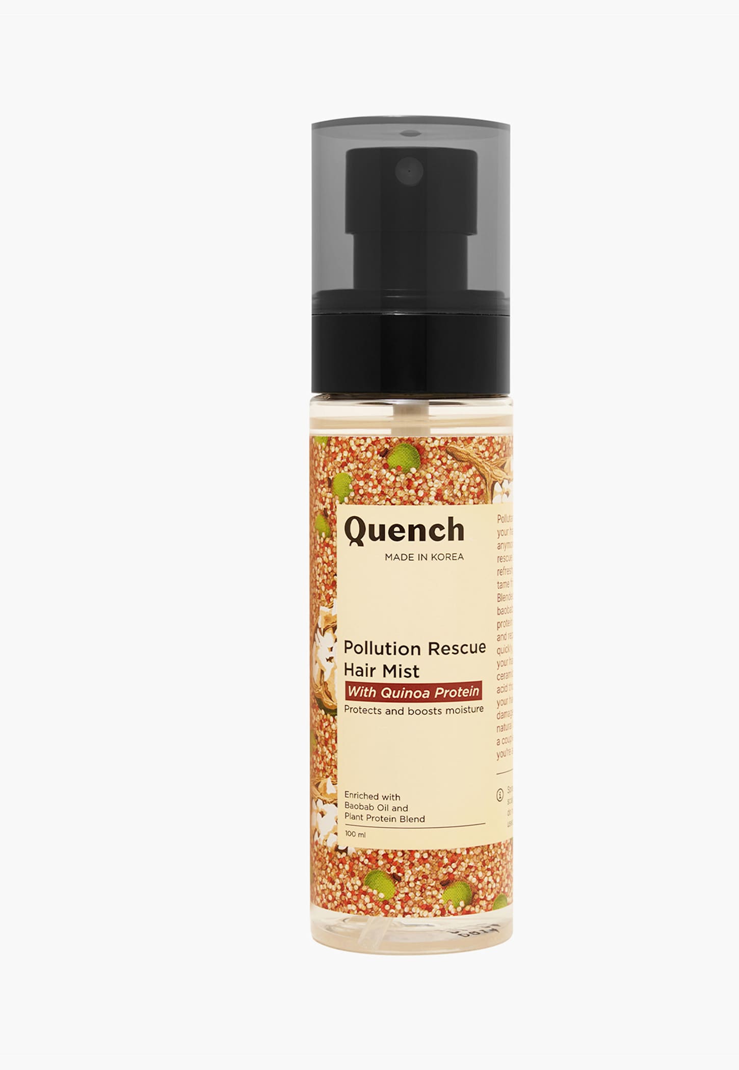 QUENCH Pollution Rescue Hair Mist With Quinoa Protein - 100ml-picture-11