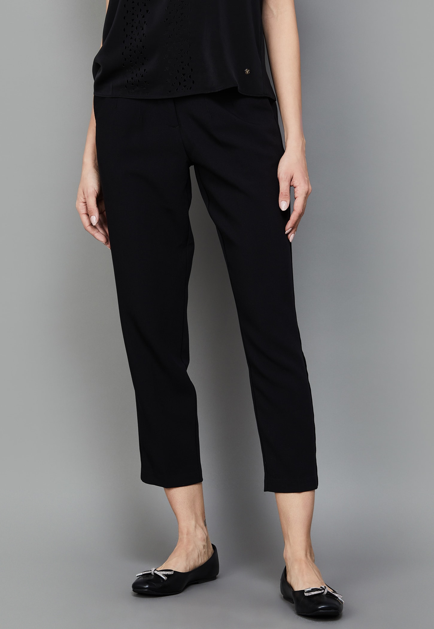 VAN HEUSEN High Rise Cropped Trousers-picture-25