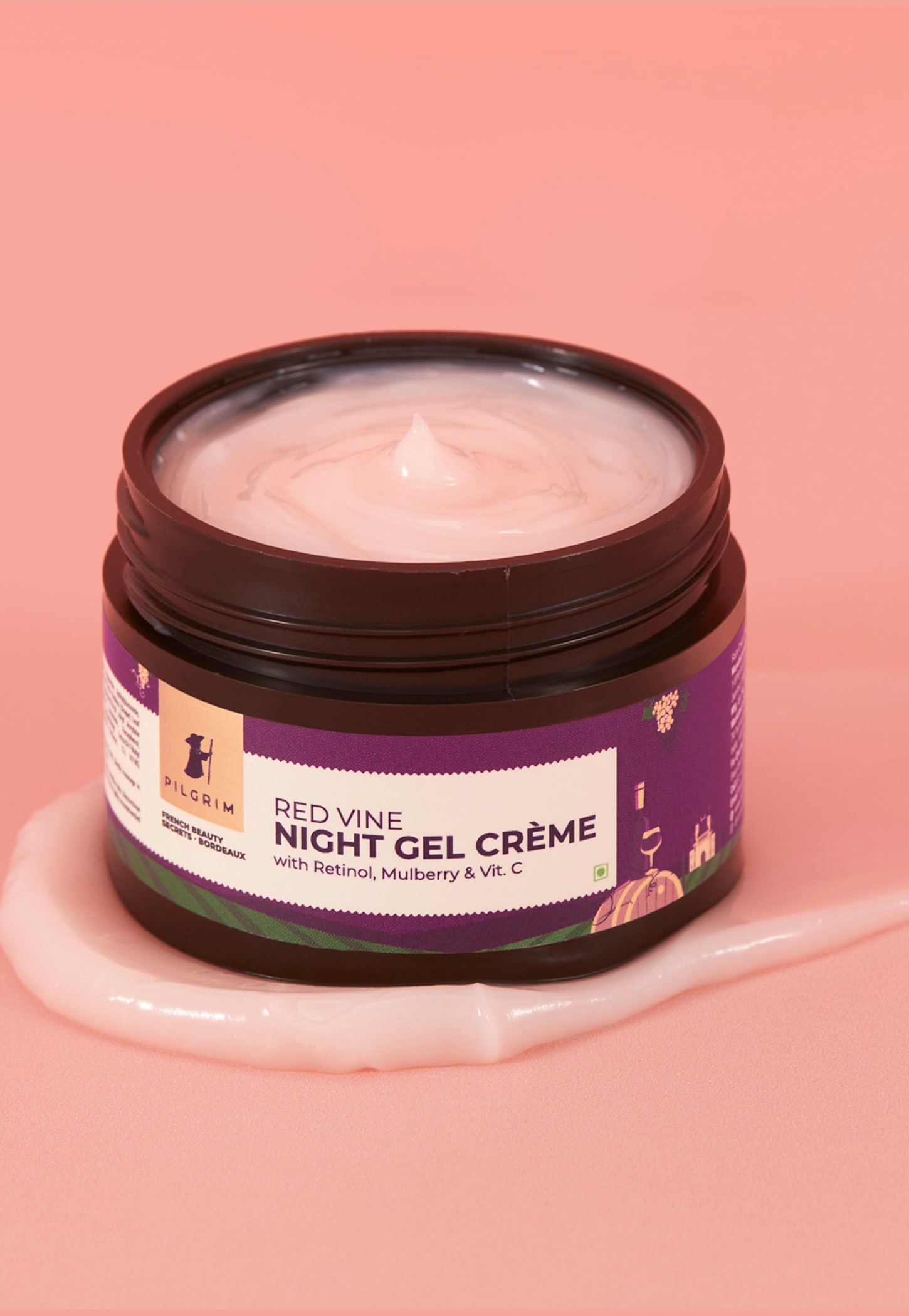 PILGRIM Red Vine Night Gel Creme - 50g-picture-1