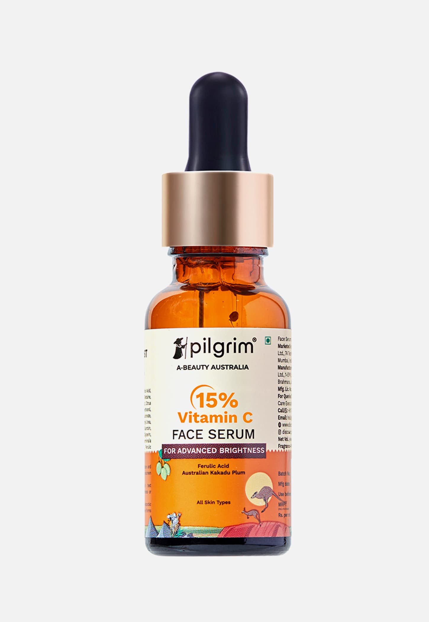 PILGRIM 15 Percent Vitamin C Face Serum - 20ml-picture-22