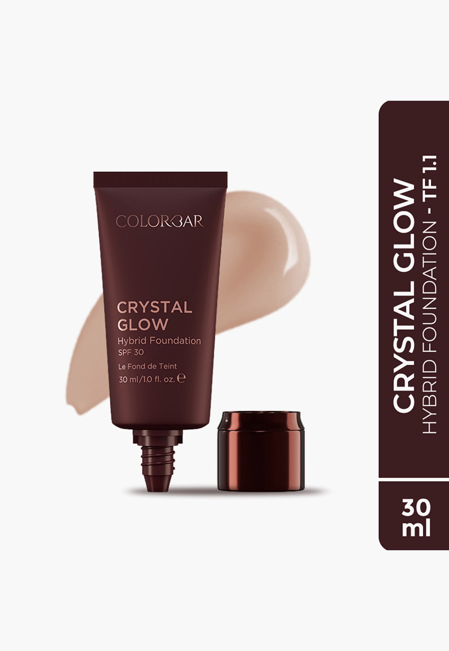 COLORBAR Crystal Glow Hybrid Foundation Spf 30 - TF 1.1 - 30ml-image-15