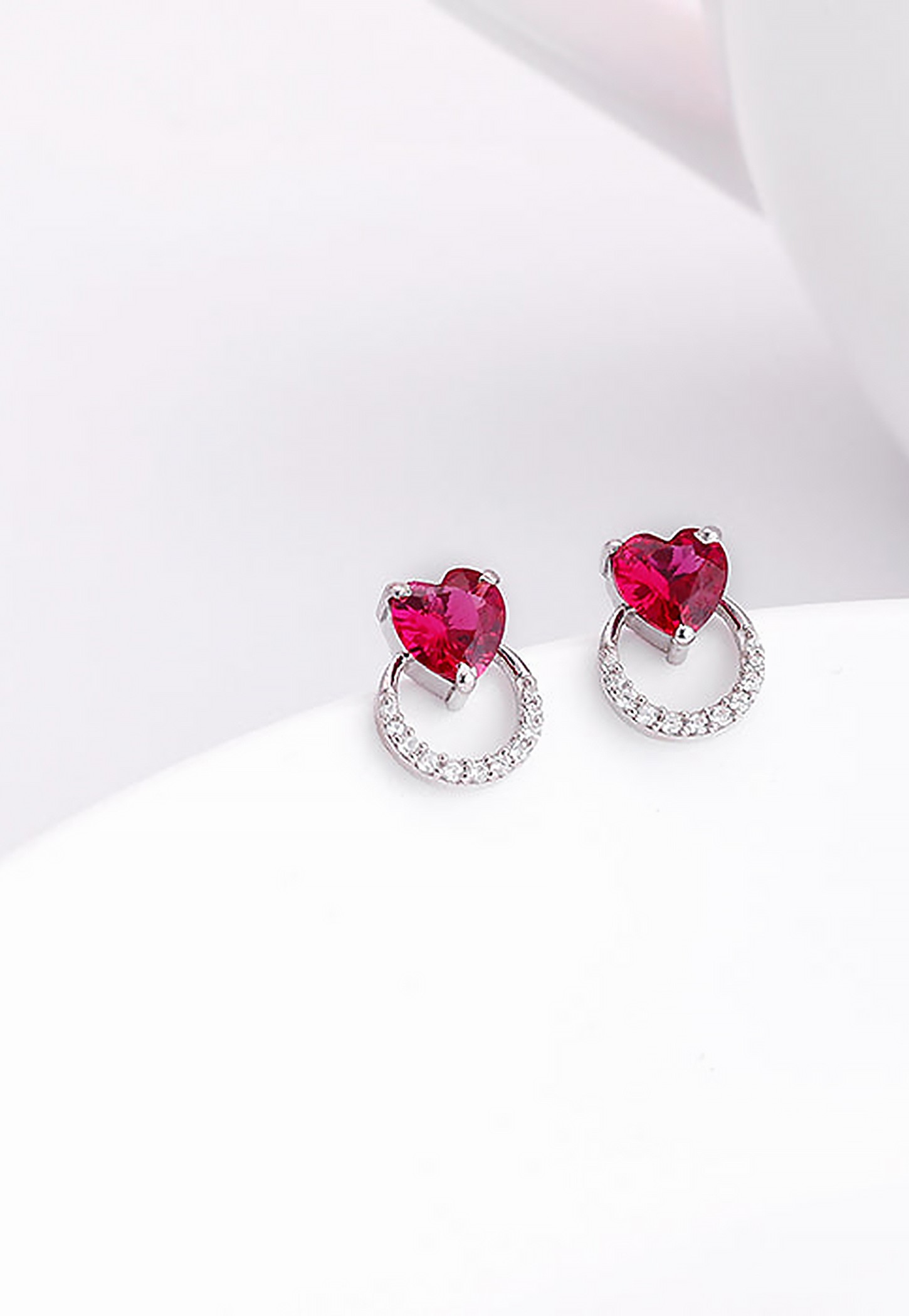 GIVA Sterling Silver Embellished Studs-image-12