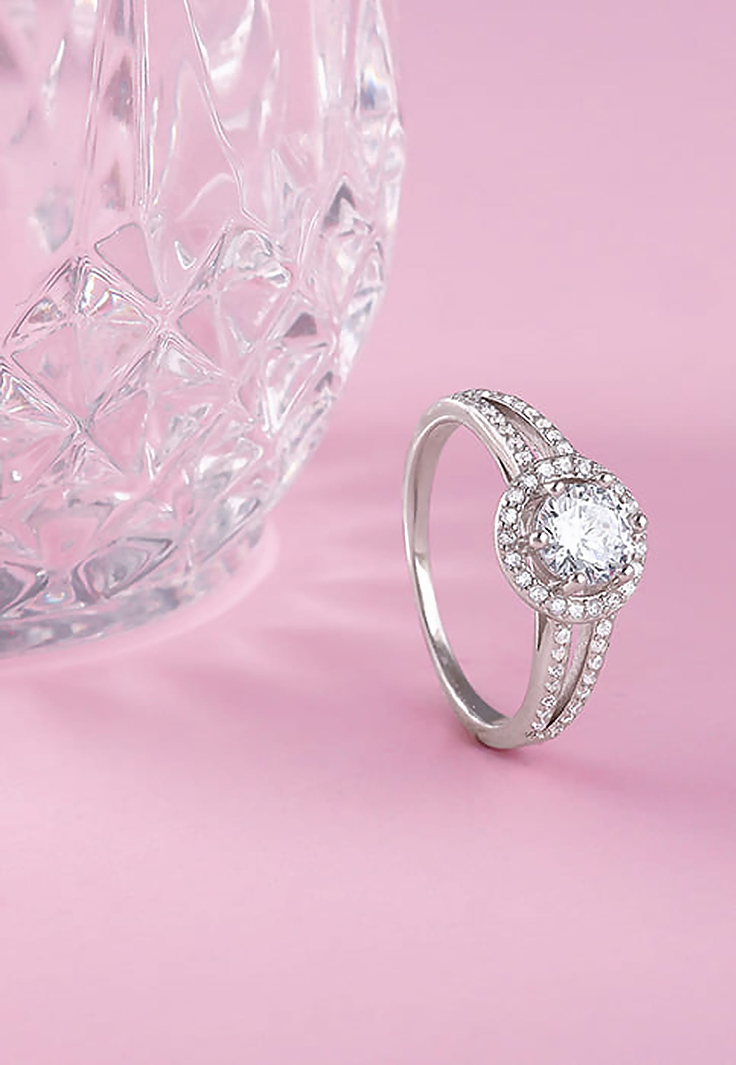 GIVA Embellished Sterling Silver Ring-image-11