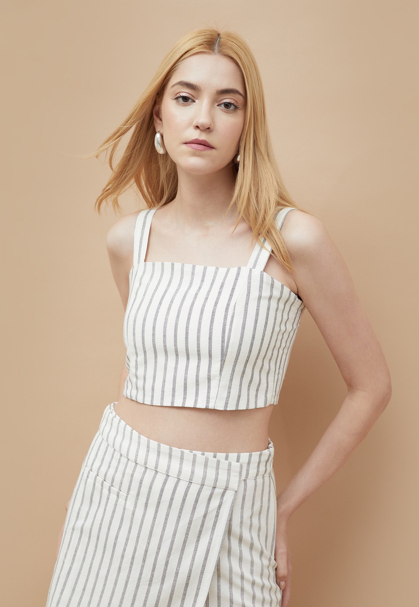 GINGER Striped Crop Top-picture-38