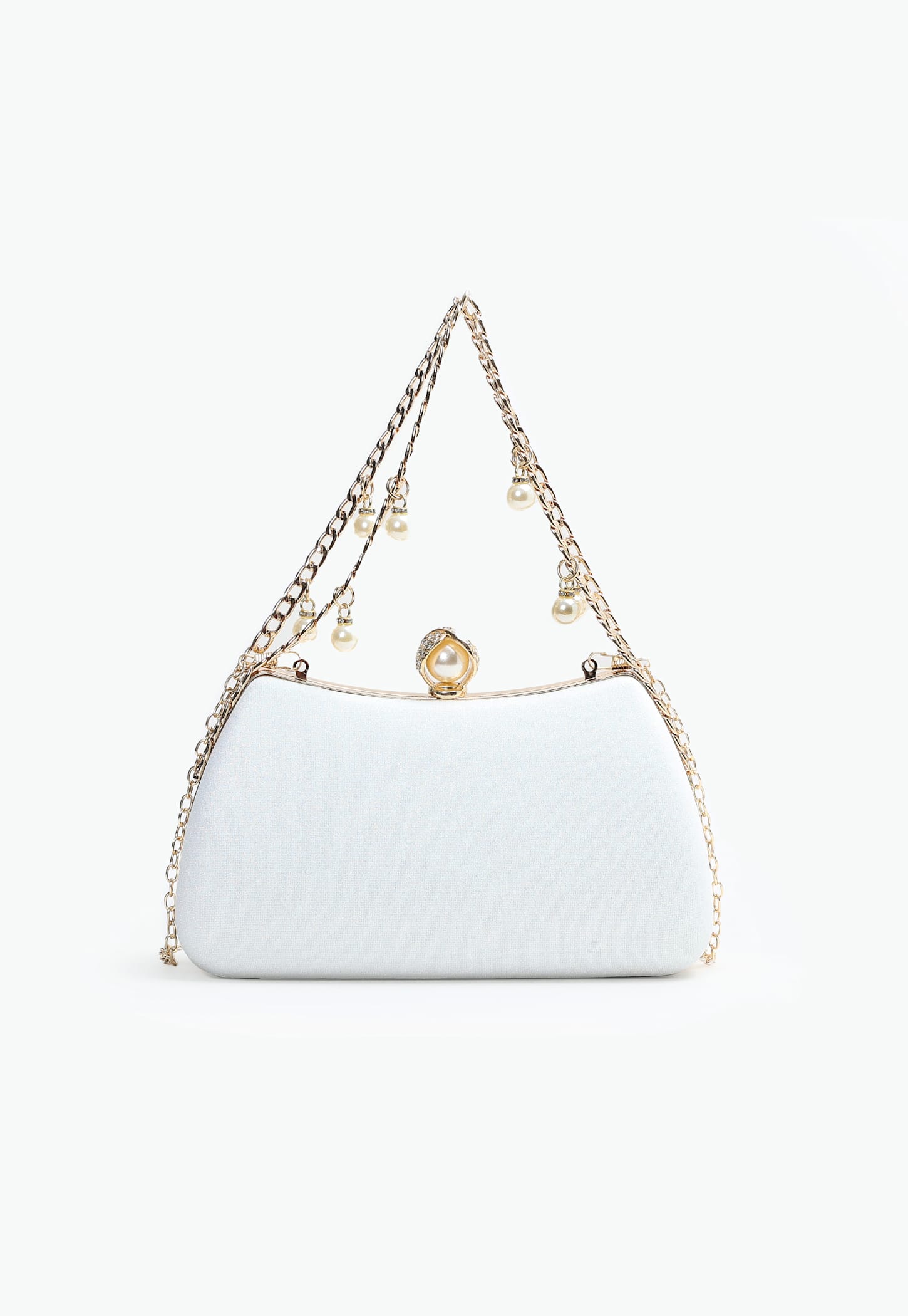 CODE Shimmery Clutch with Chain Strap-picture-15