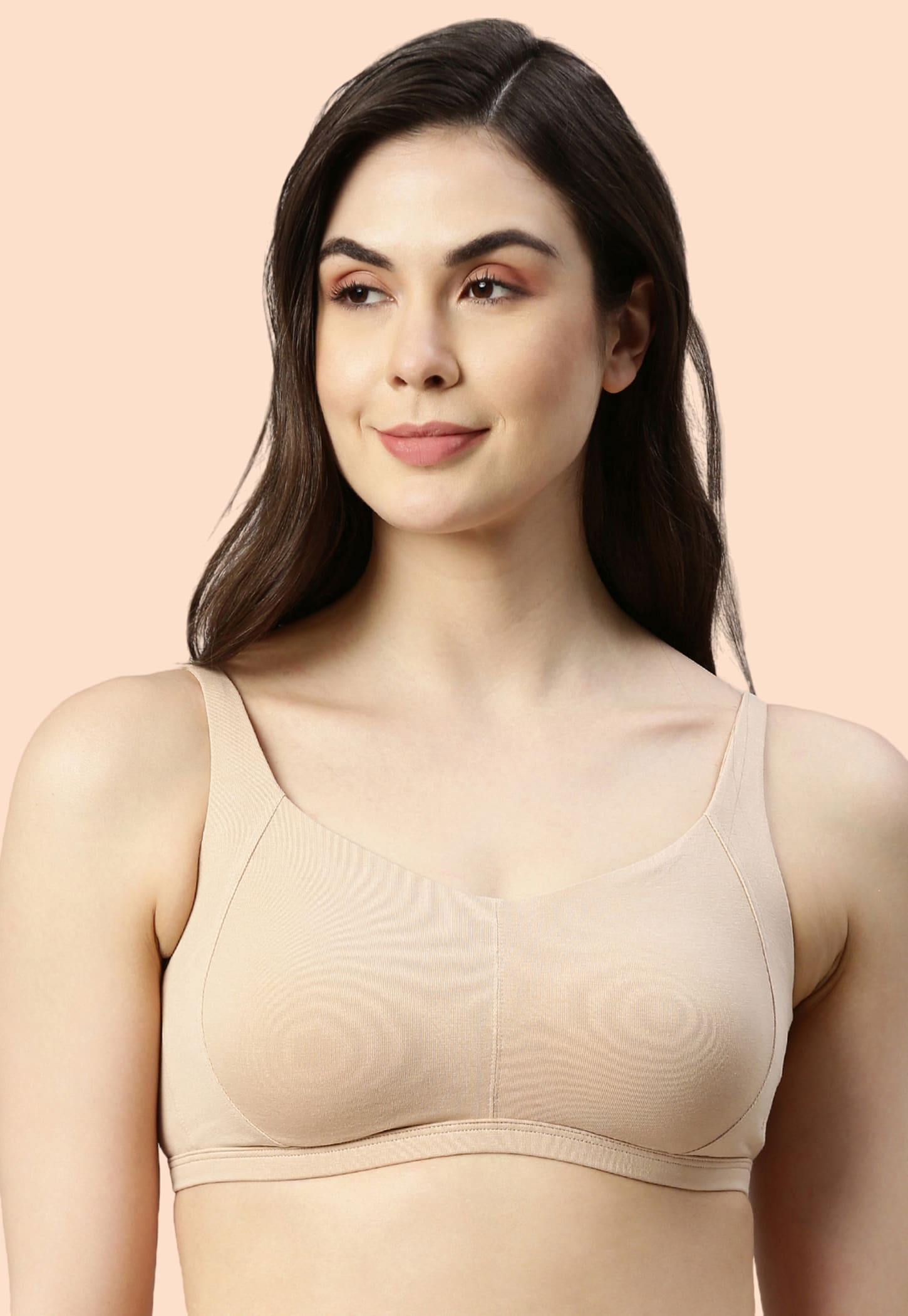 ENAMOR Solid Padded Non-Wired Minimizer Bra-picture-21