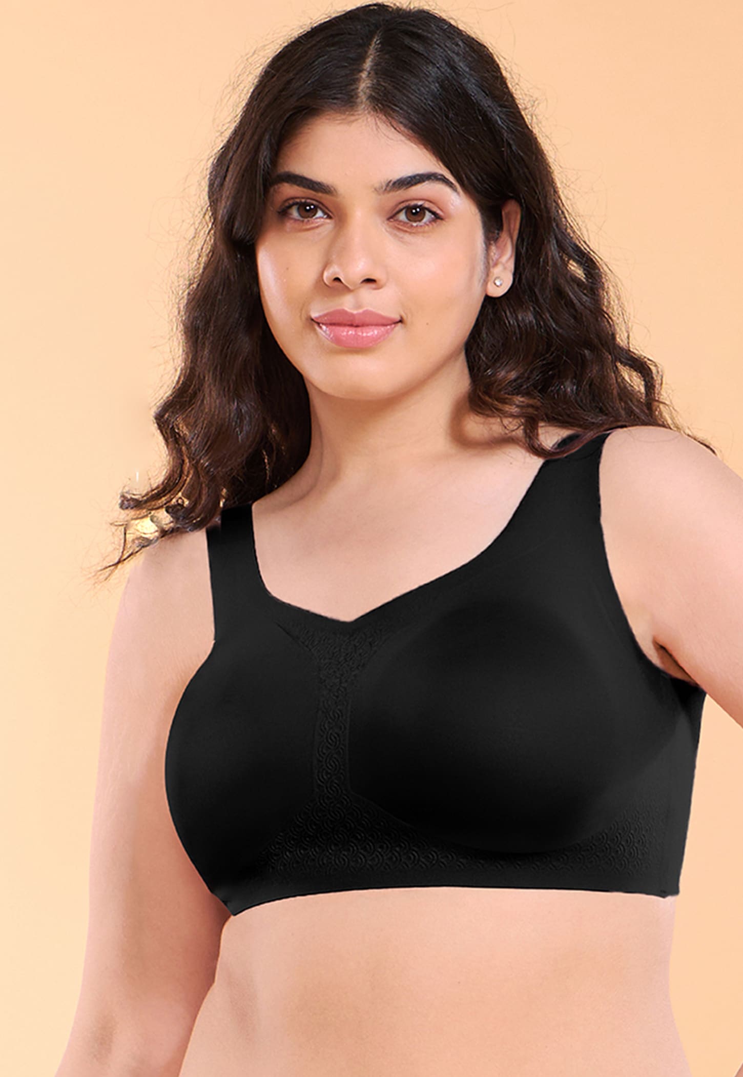 ENAMOR Solid Padded Non-Wired Minimizer Bra-picture-19