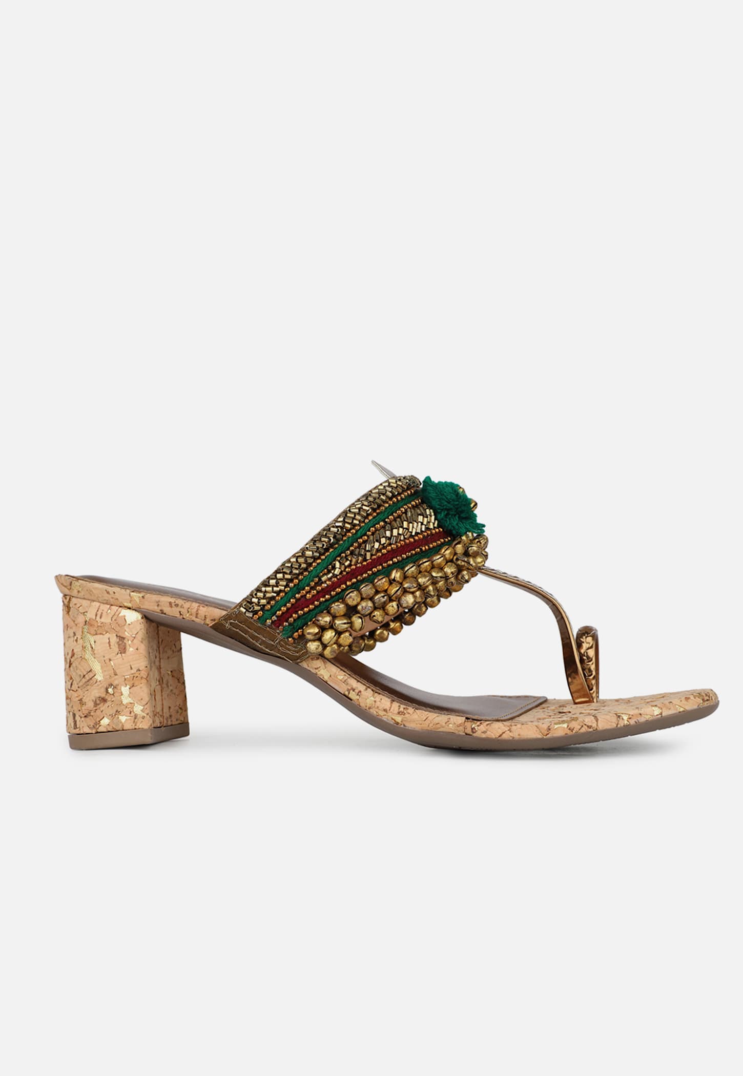 INC.5 Embellished One-Toe Block Heels-picture-36