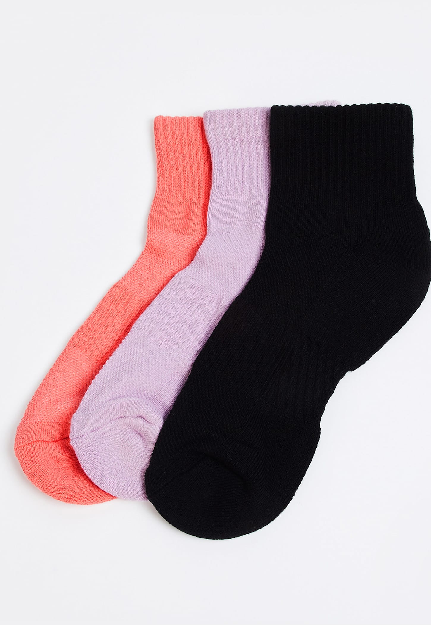 GINGER Knitted Ankle-Length Socks - Pack of 3-picture-25