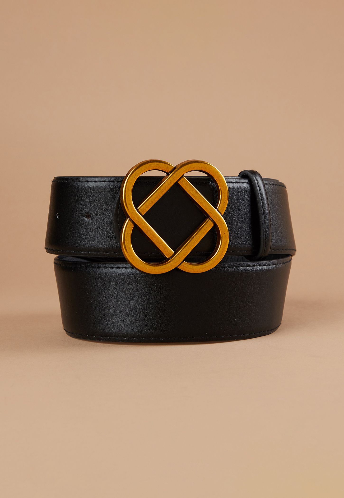 GINGER Solid Push Buckle Belt