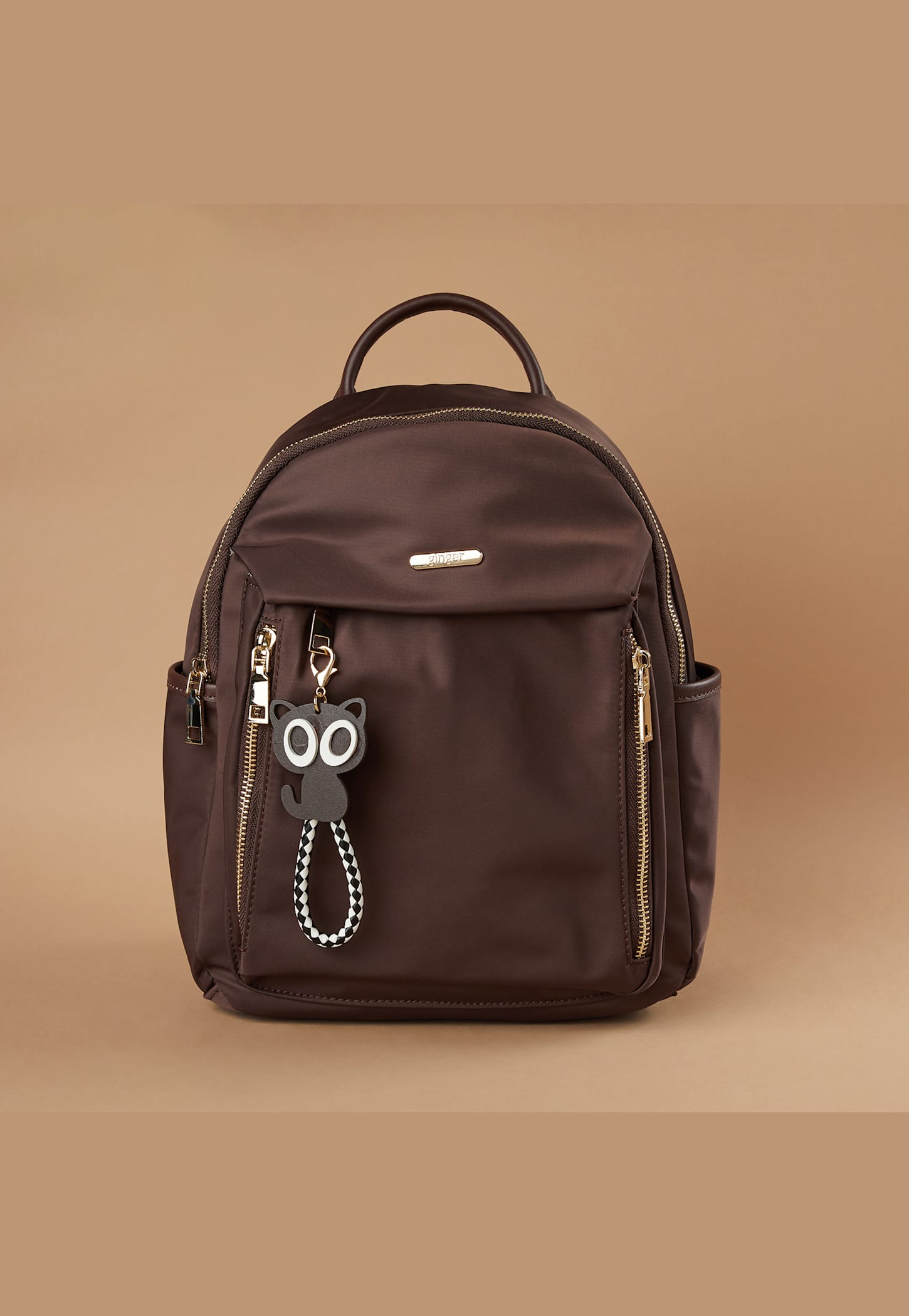 GINGER Women Solid Backpack