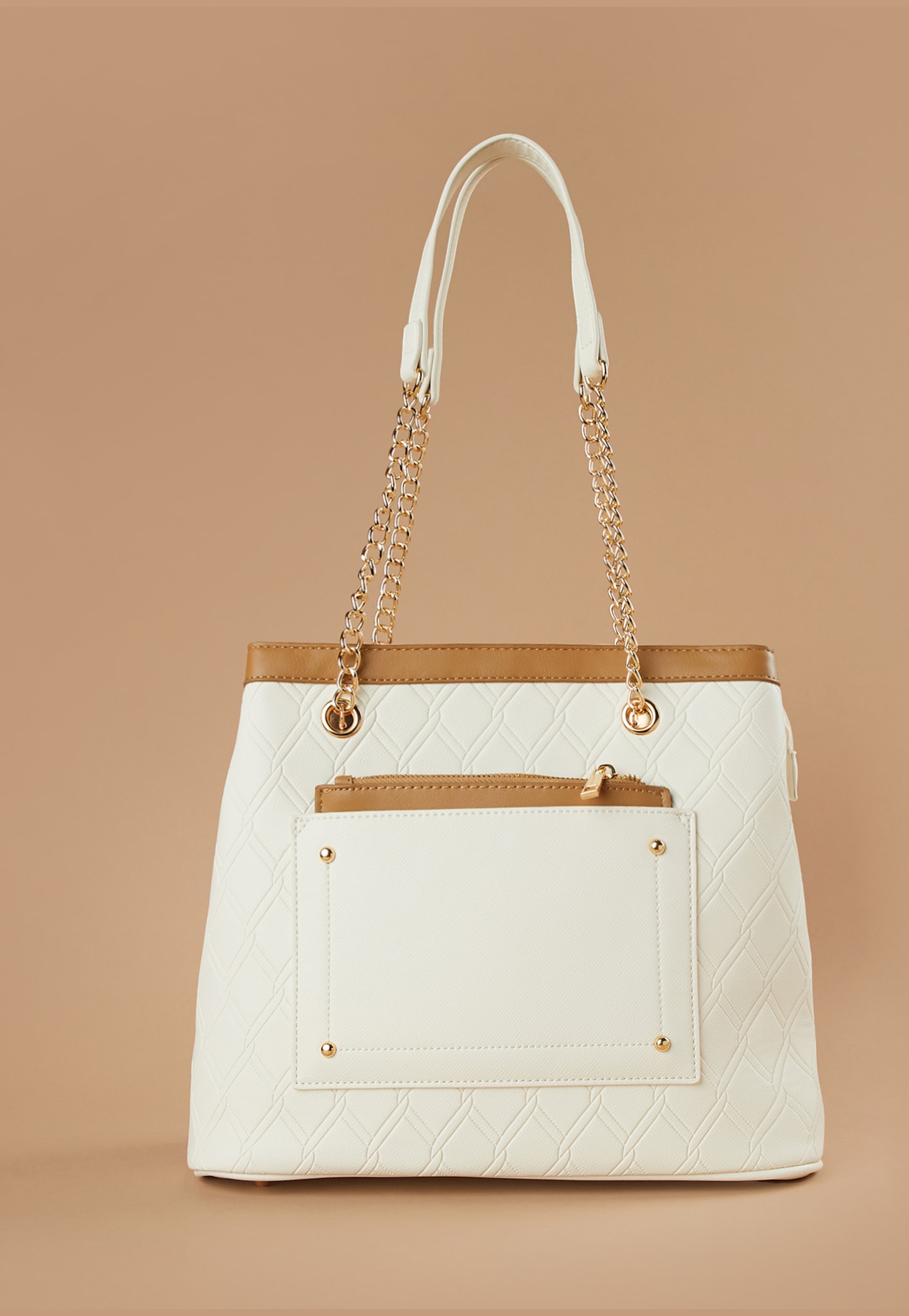 GINGER Quilted Shoulder Bag