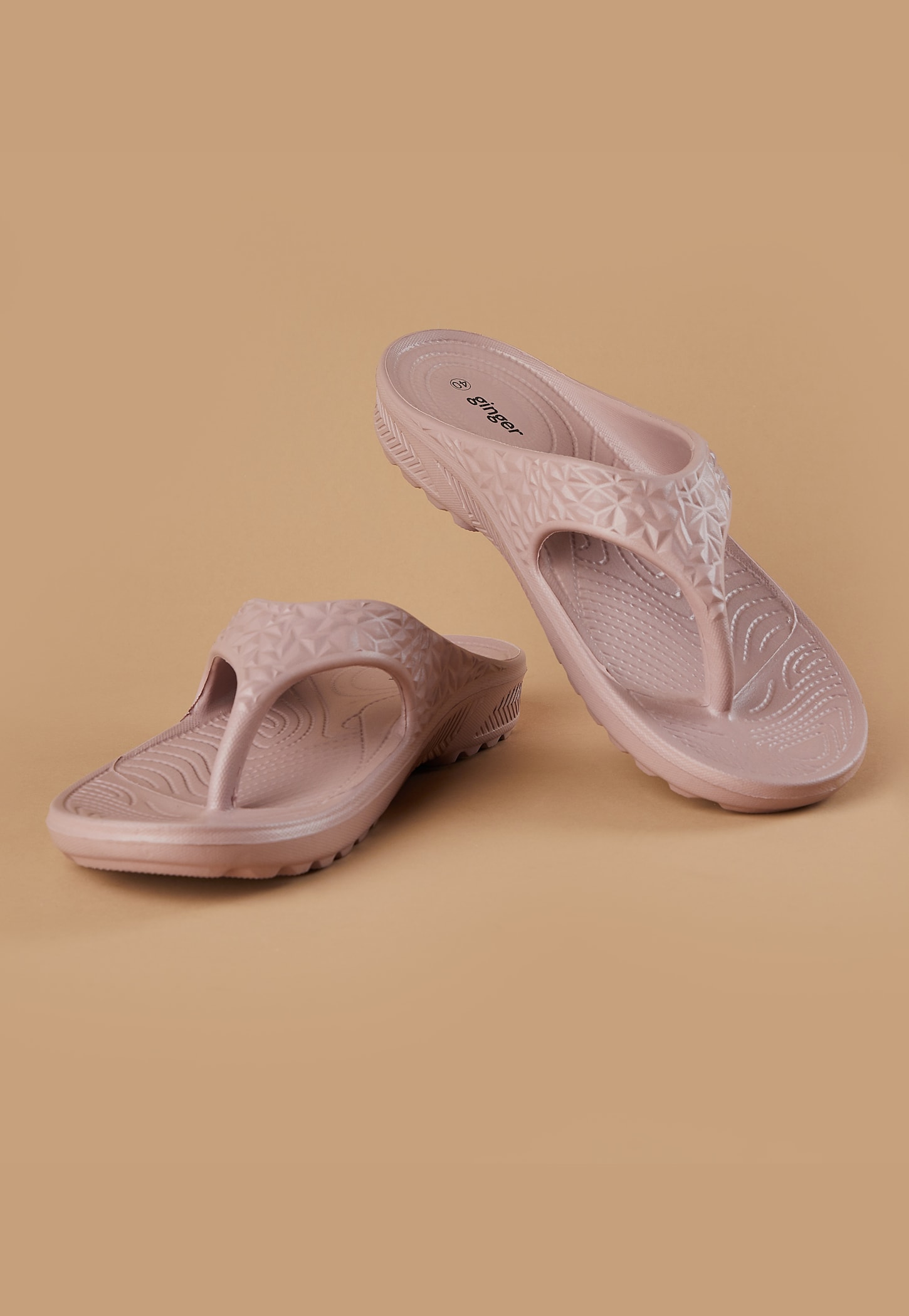 GINGER Textured Flip Flops-picture-35