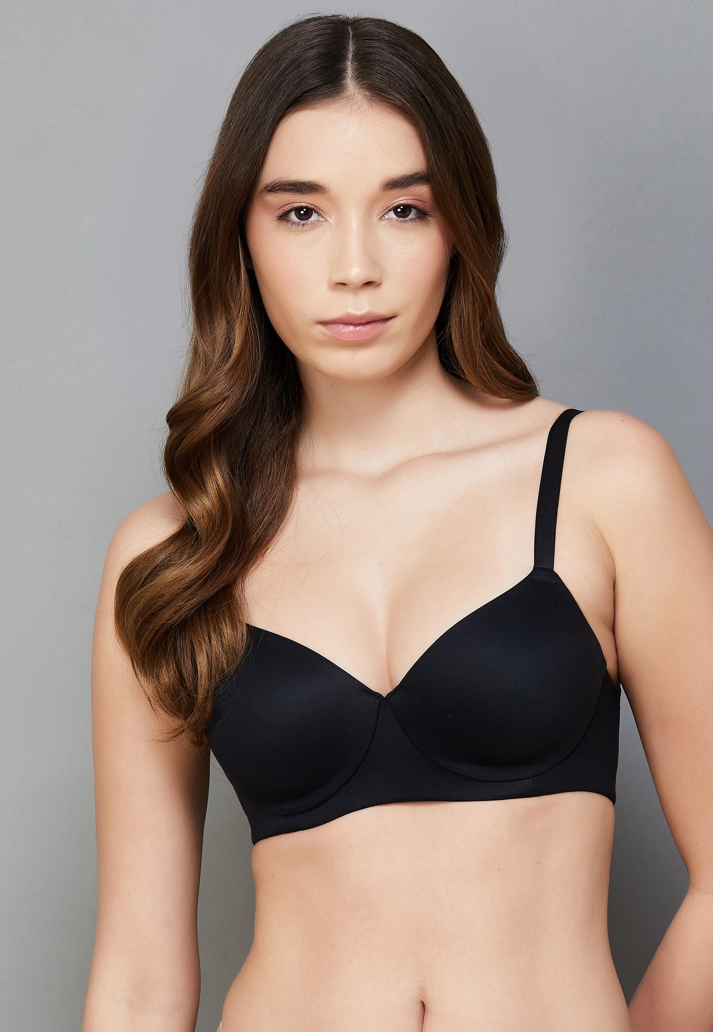 ENAMOR Solid Air-Brush Soft Padded Wired Lift Bra-picture-38