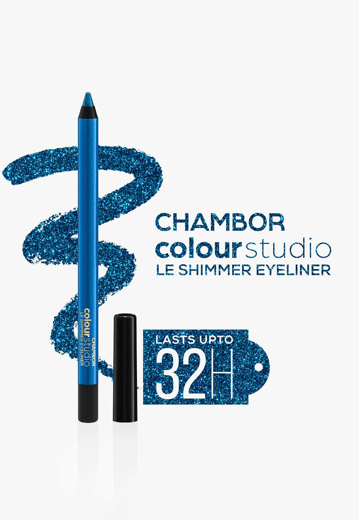 CHAMBOR Colour Studio Le Shimmer Eyeliner - Blue Ballgown 05 - 1ml-picture-53