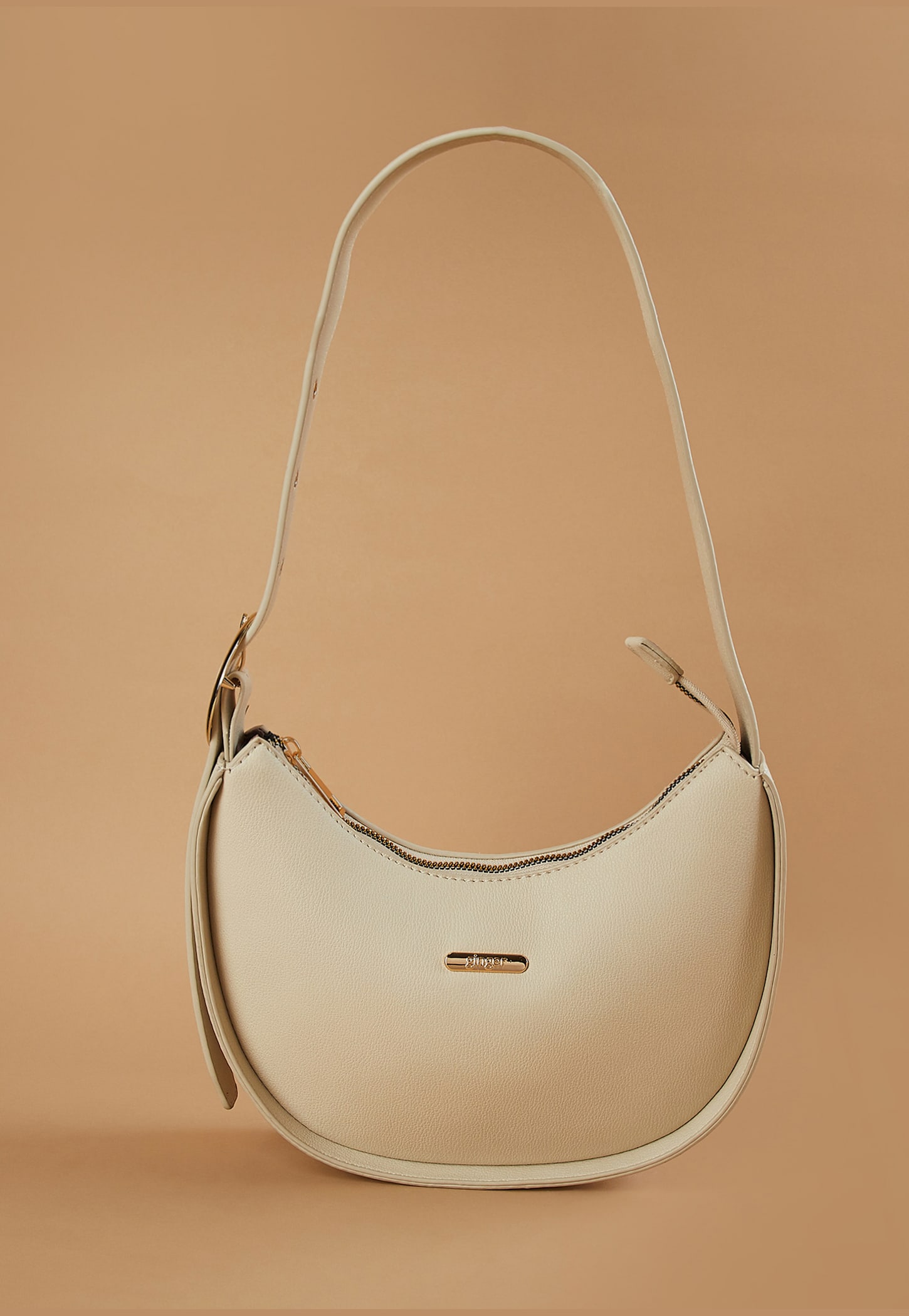 GINGER Solid Shoulder Bag