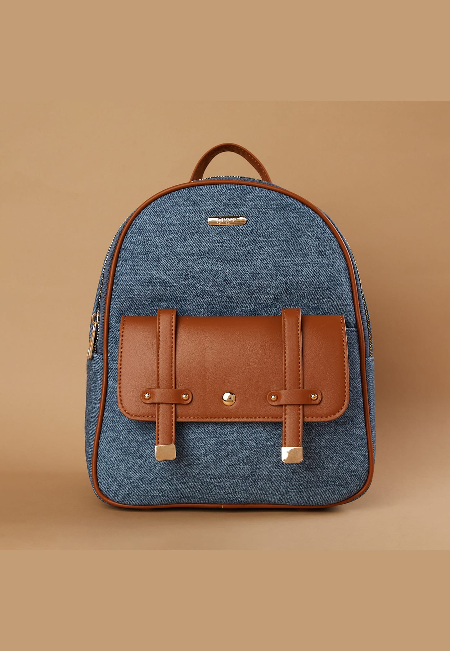 GINGER Colourblock Casual Backpack