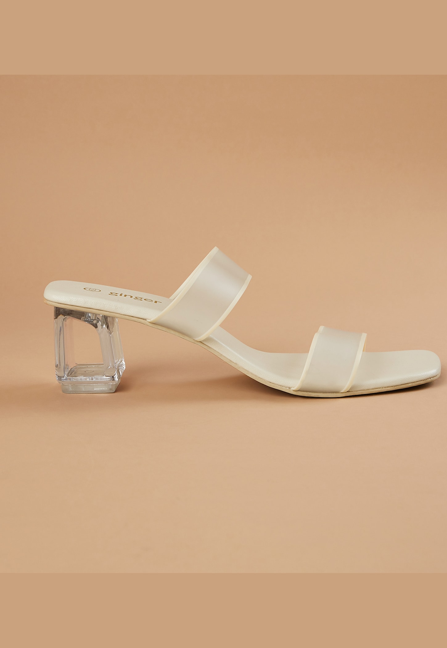 GINGER Mesh Strap Block Heels-picture-17
