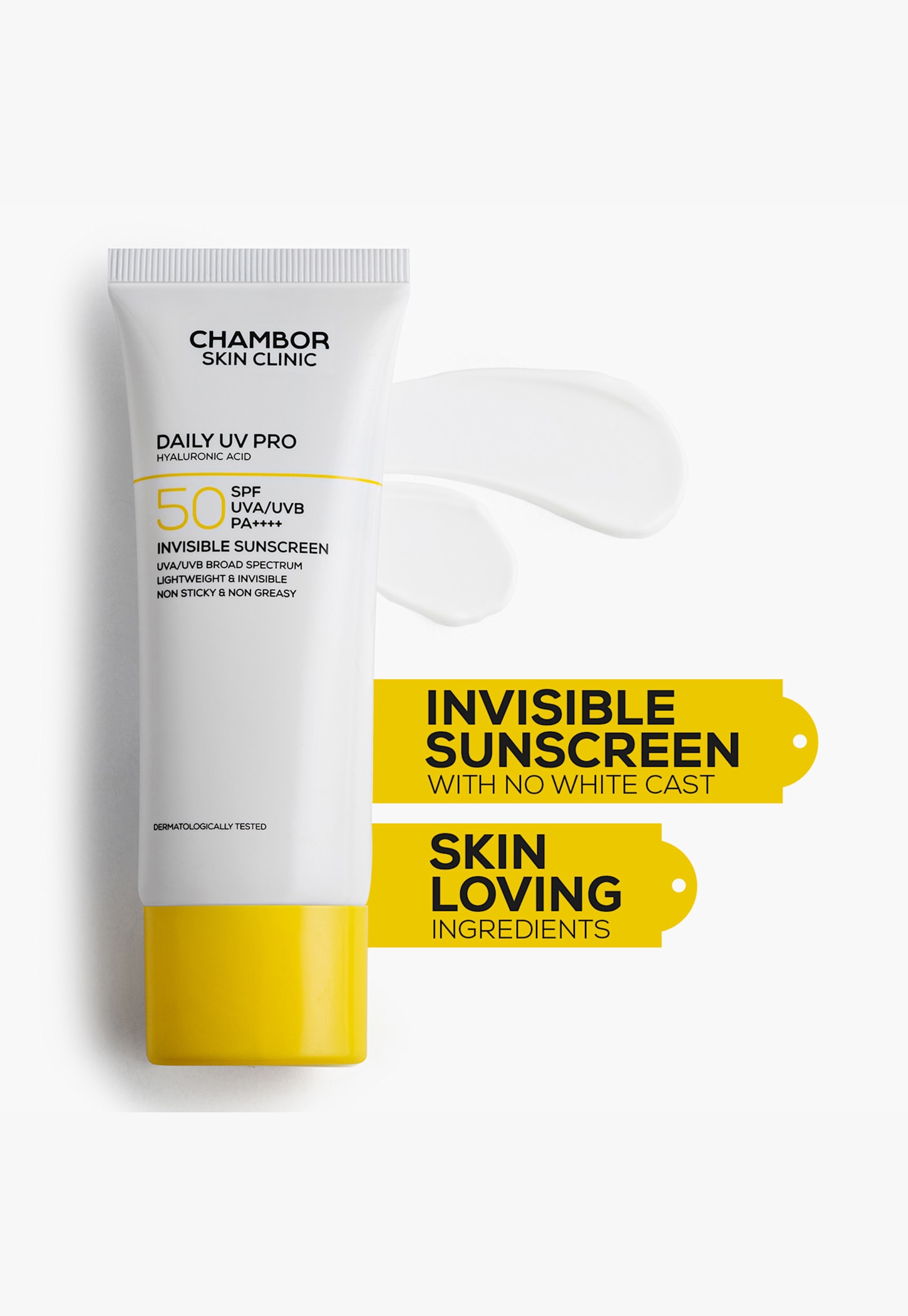 CHAMBOR Skin Clinic Daily UV Pro Invisible Sunscreen SPF 50 - 50g-picture-15