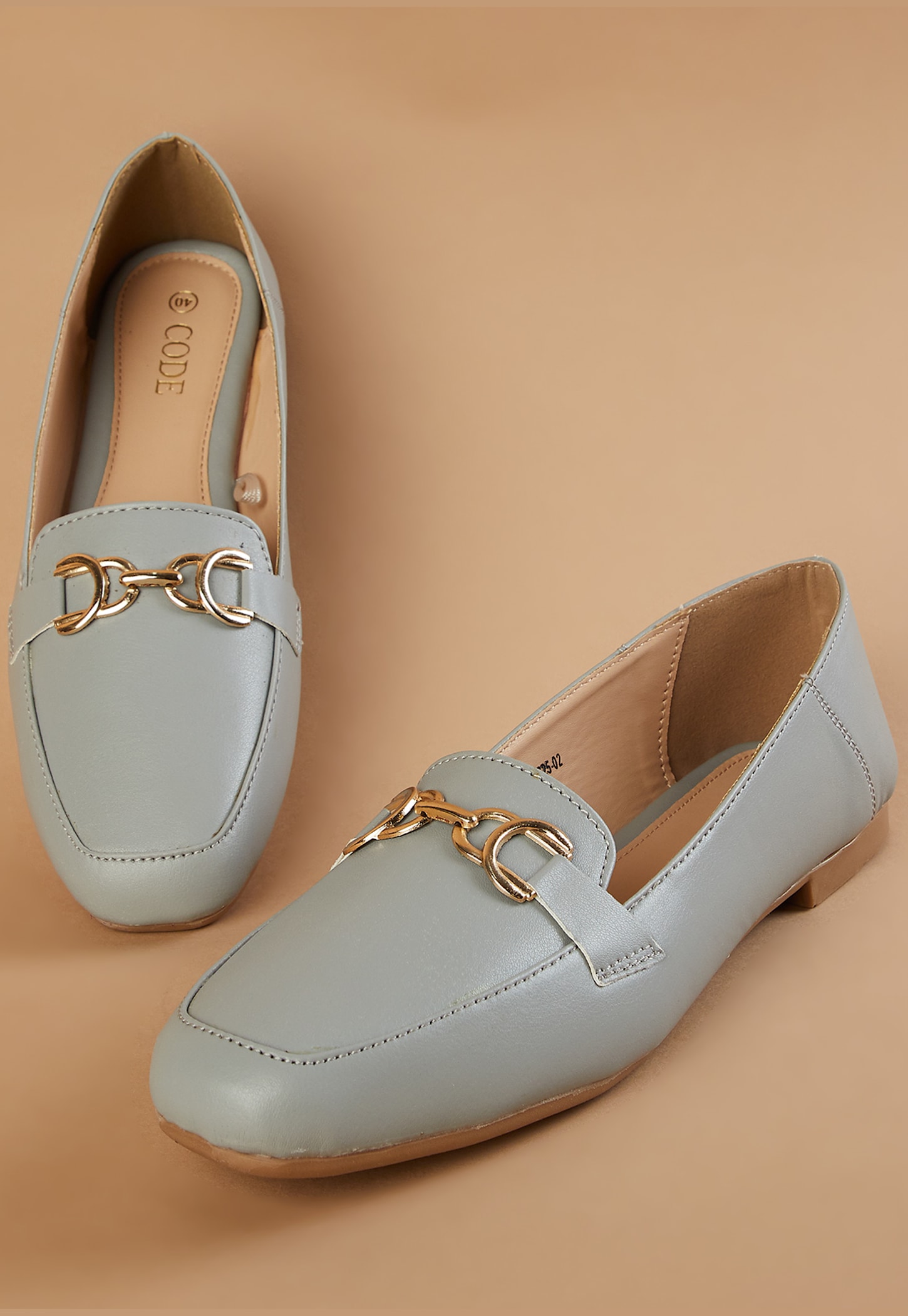 CODE Metal Accent Loafers-picture-33