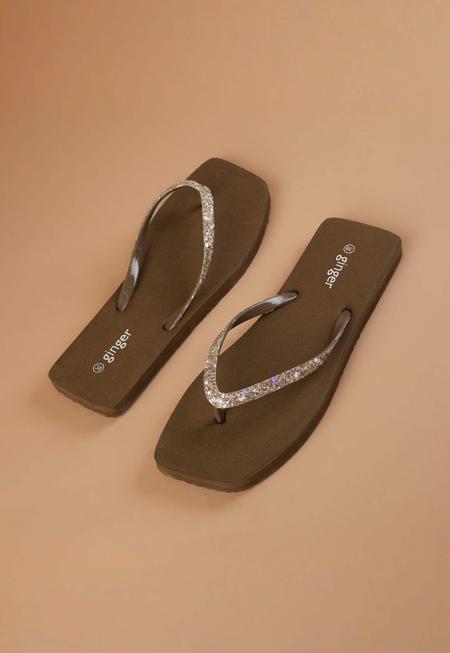 GINGER Embellished V-strap Flip Flops-picture-17