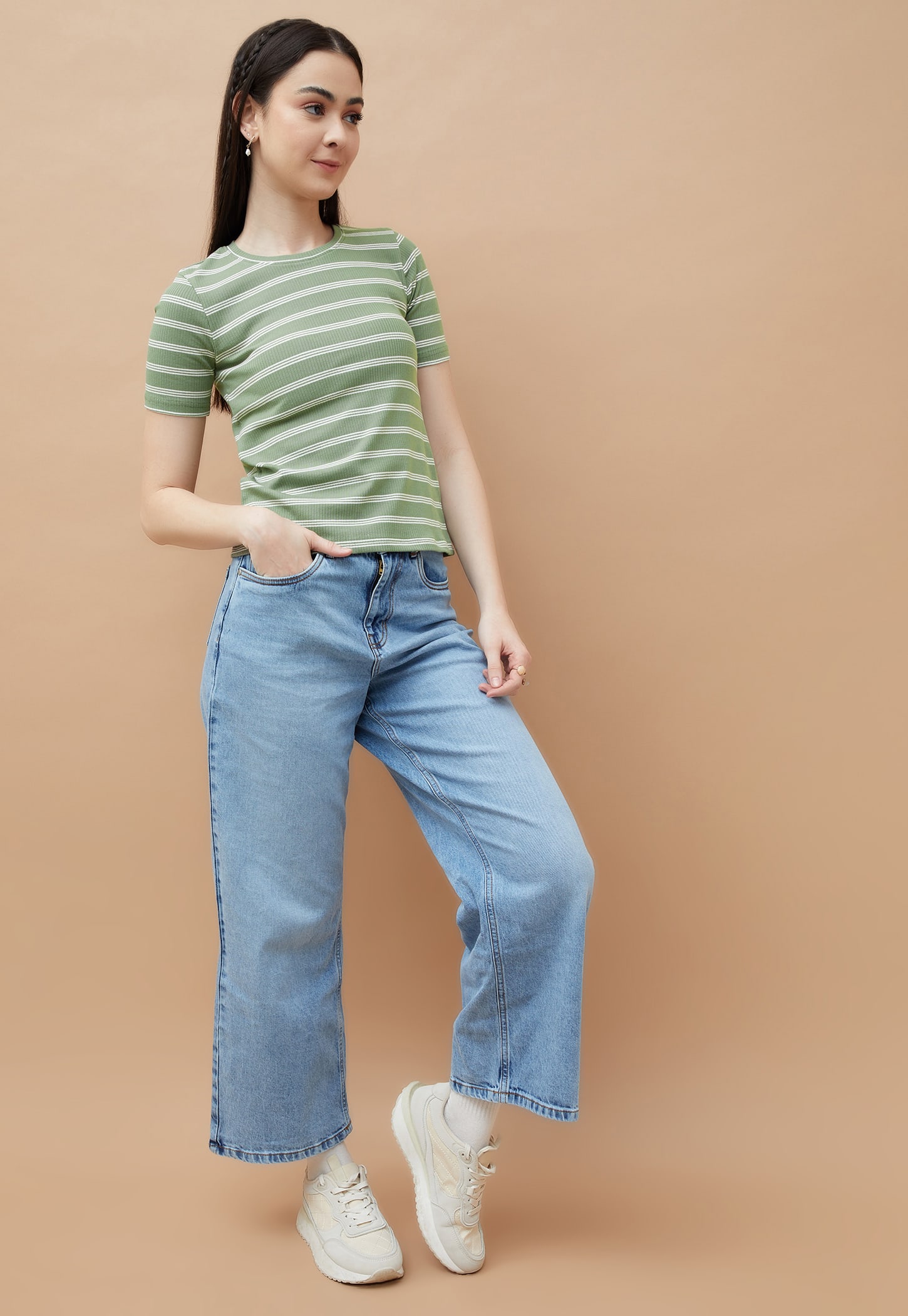 FAME FOREVER Striped Knit T-shirt-picture-20