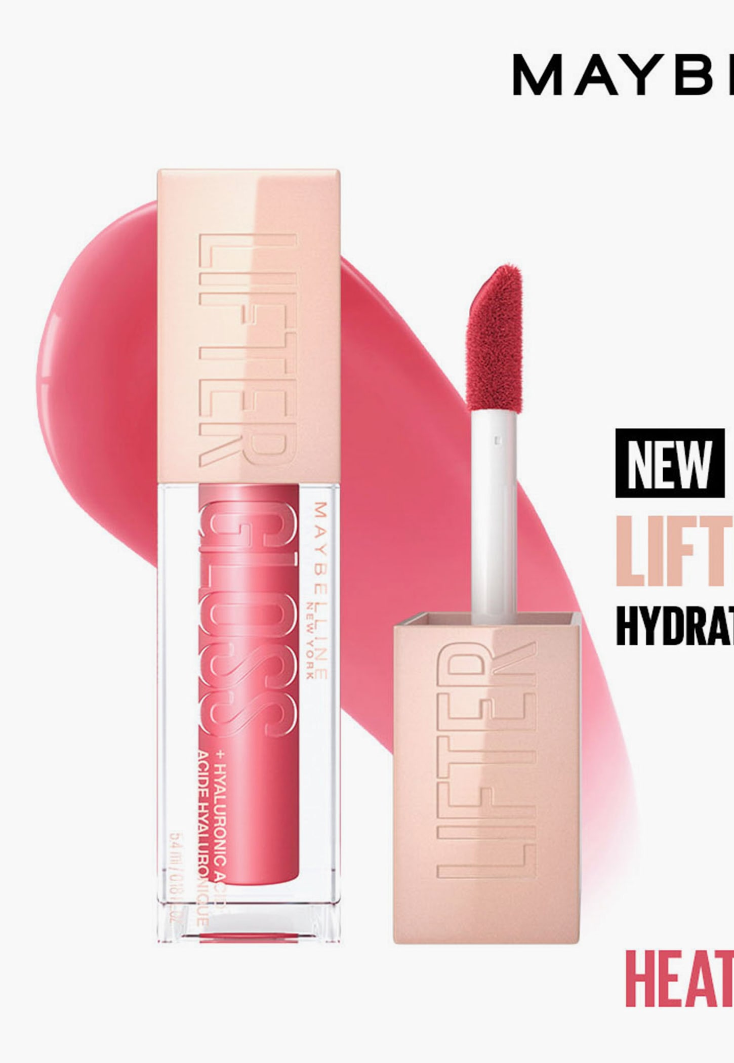 MAYBELLINE NEW YORK Lifter Hydrating Lip Gloss - Heat - 5.4ml-picture-19