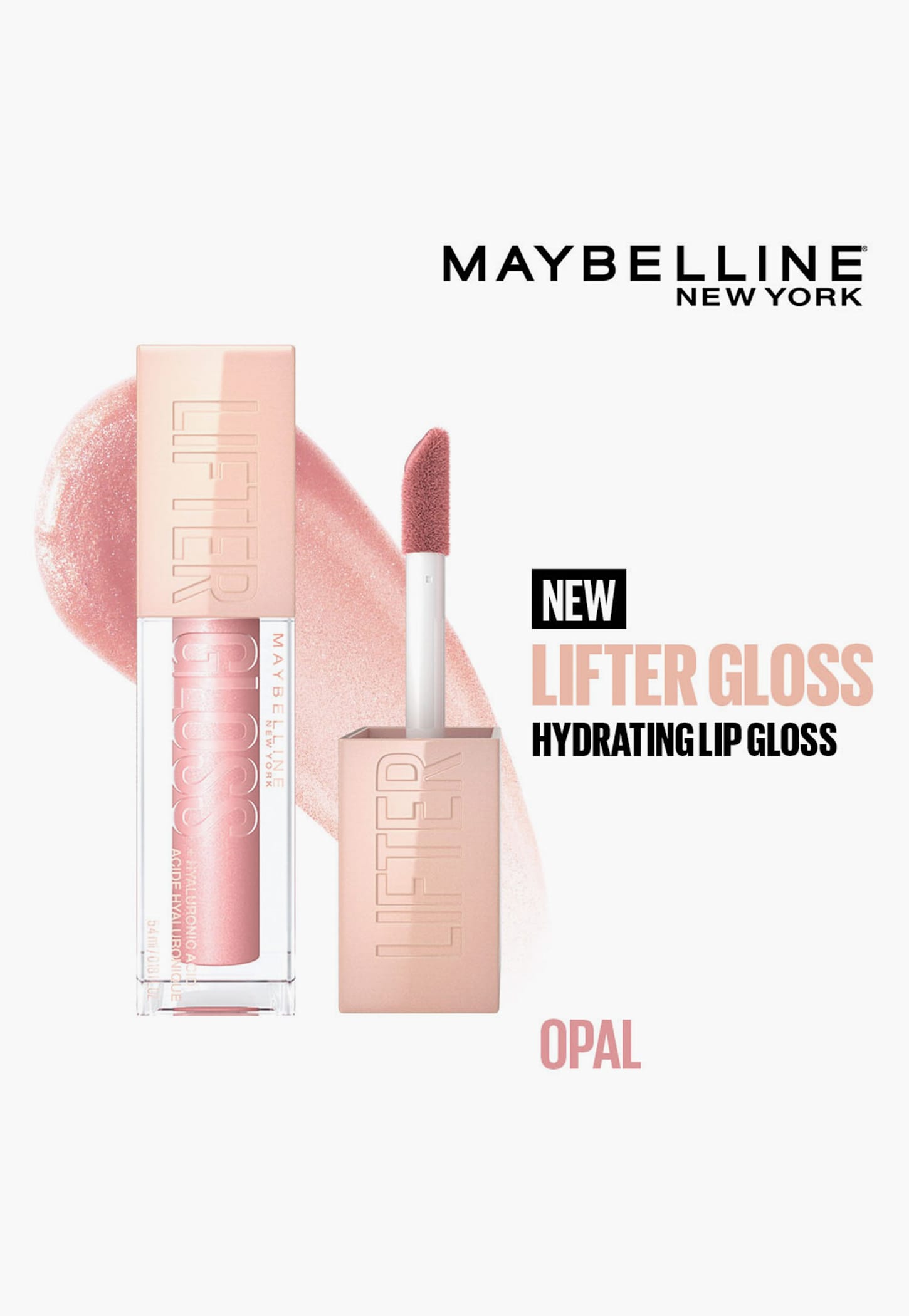 MAYBELLINE NEW YORK Lifter Hydrating Lip Gloss - Opal - 5.4ml-picture-25