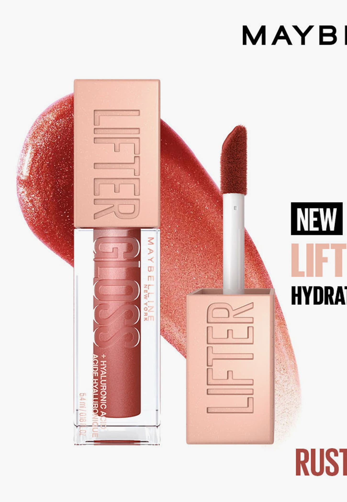 MAYBELLINE NEW YORK Lifter Hydrating Lip Gloss - Rust - 5.4ml-picture-27