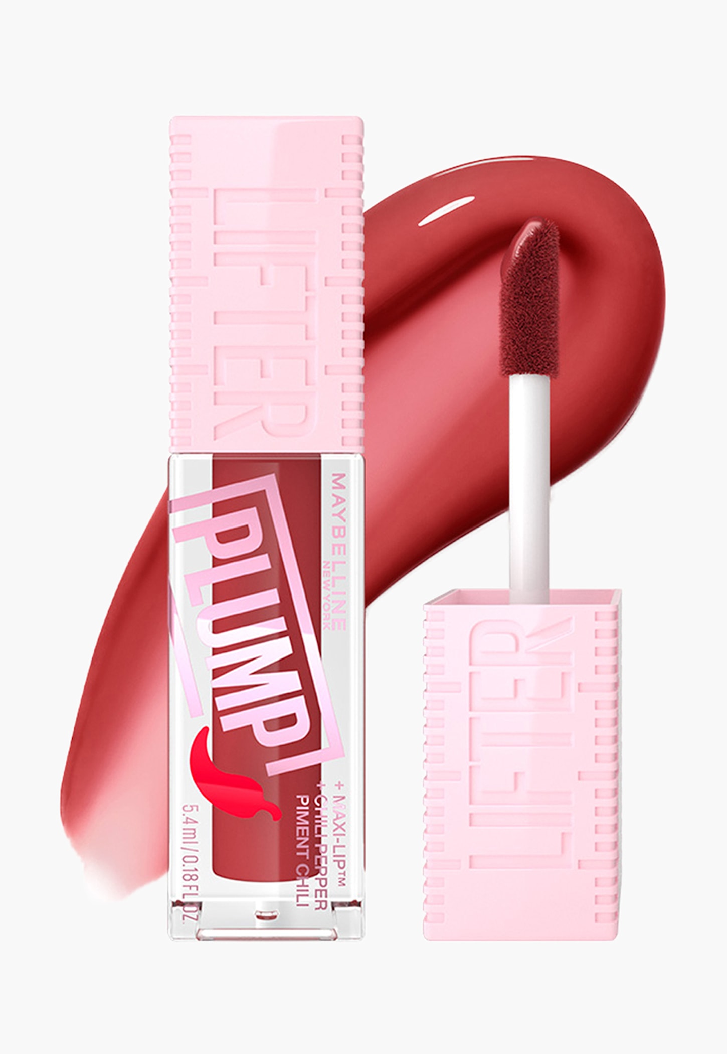 MAYBELLINE NEW YORK Lifter Plump Lip Gloss - Hot Chili - 5.4ml-image-17